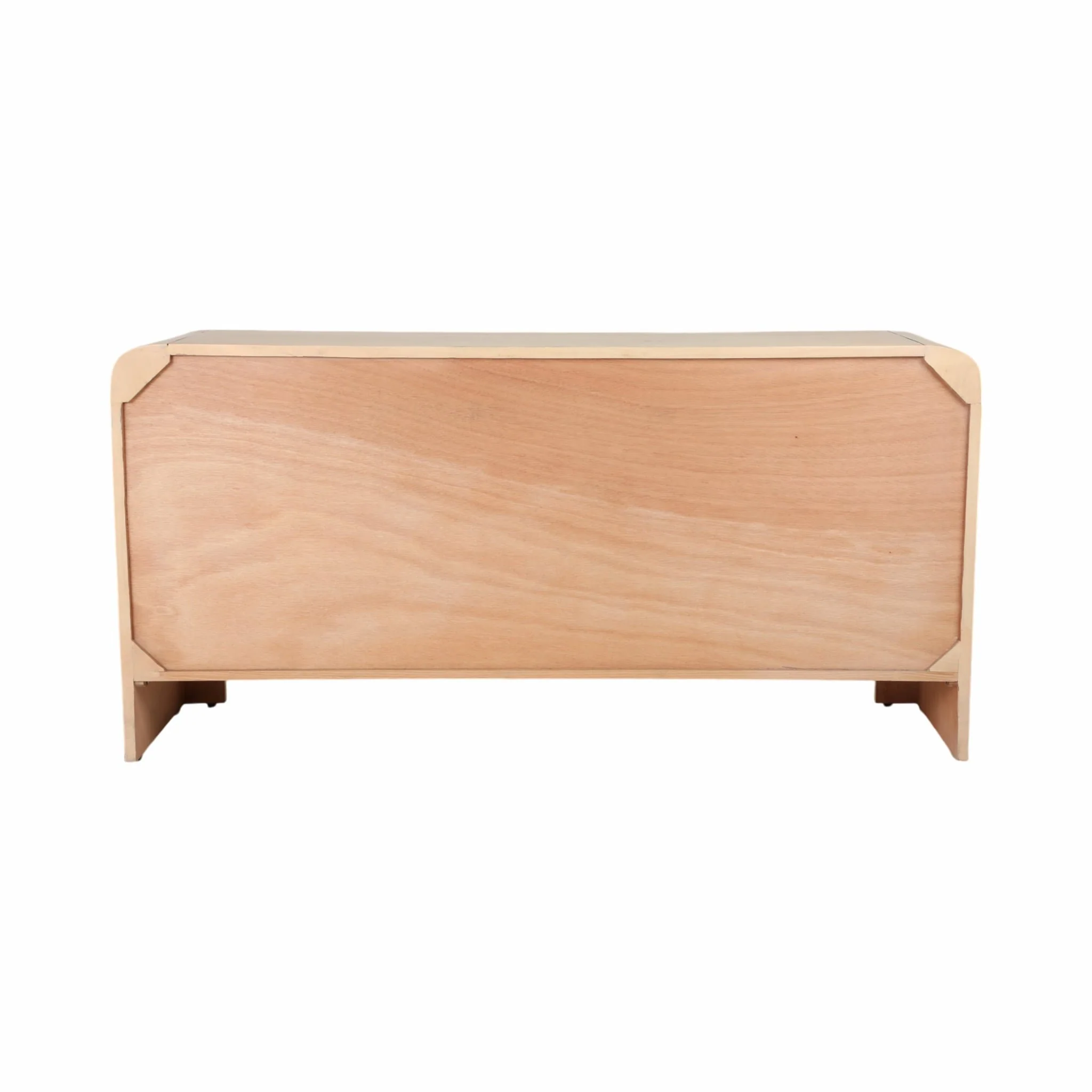 60" Burl Wood Sideboard, Natural - Image 4