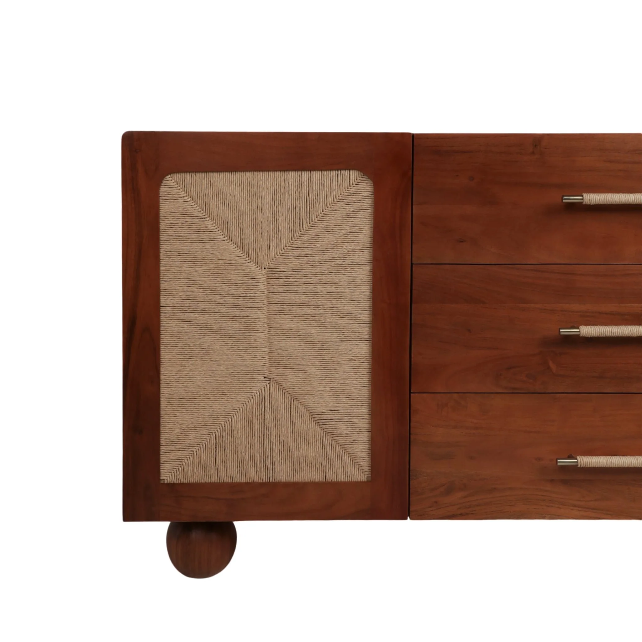 65" Acacia Abacus Sideboard, Brown / Kd - Image 5