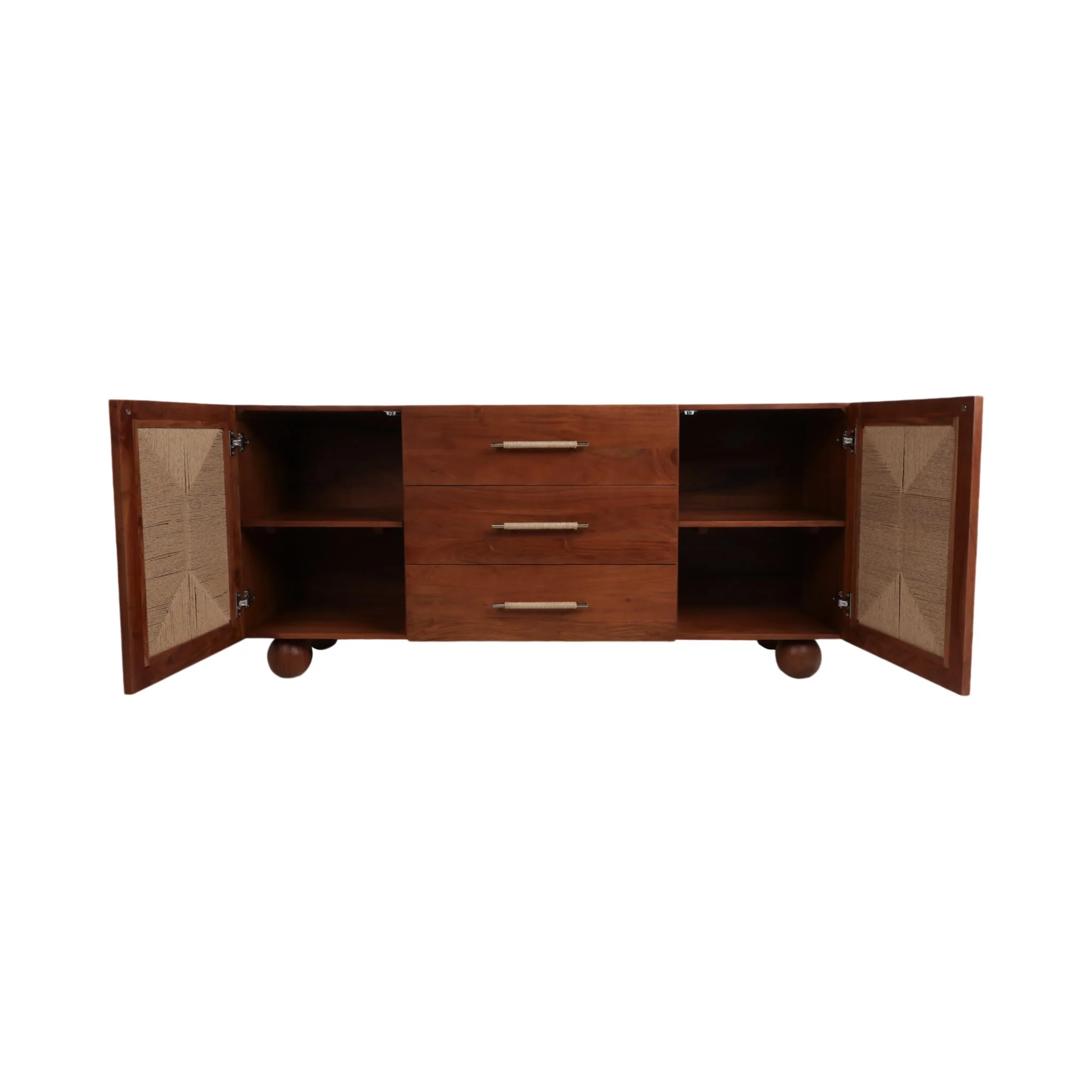 65" Acacia Abacus Sideboard, Brown / Kd - Image 6