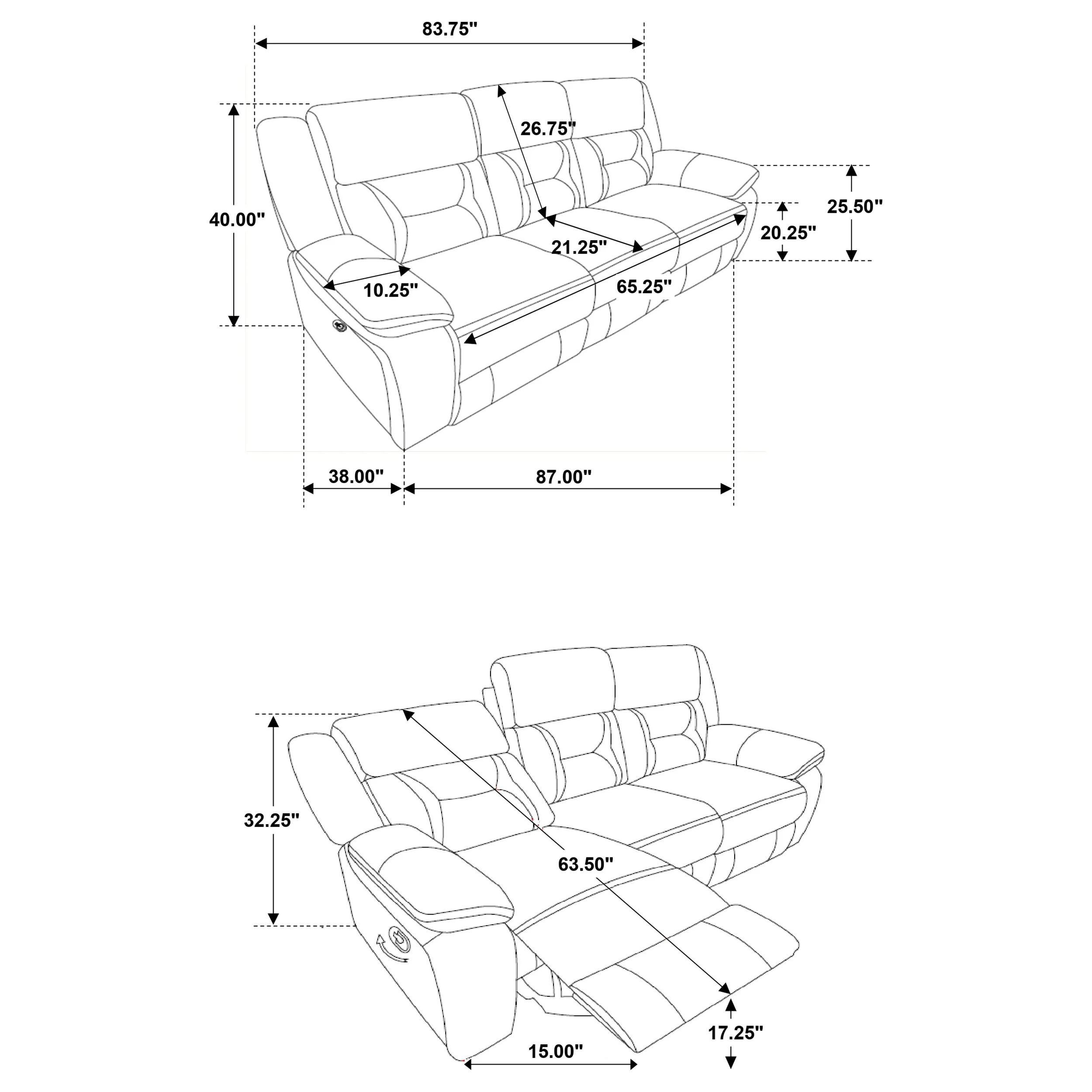 Greer Reclining Sofa - Image 16