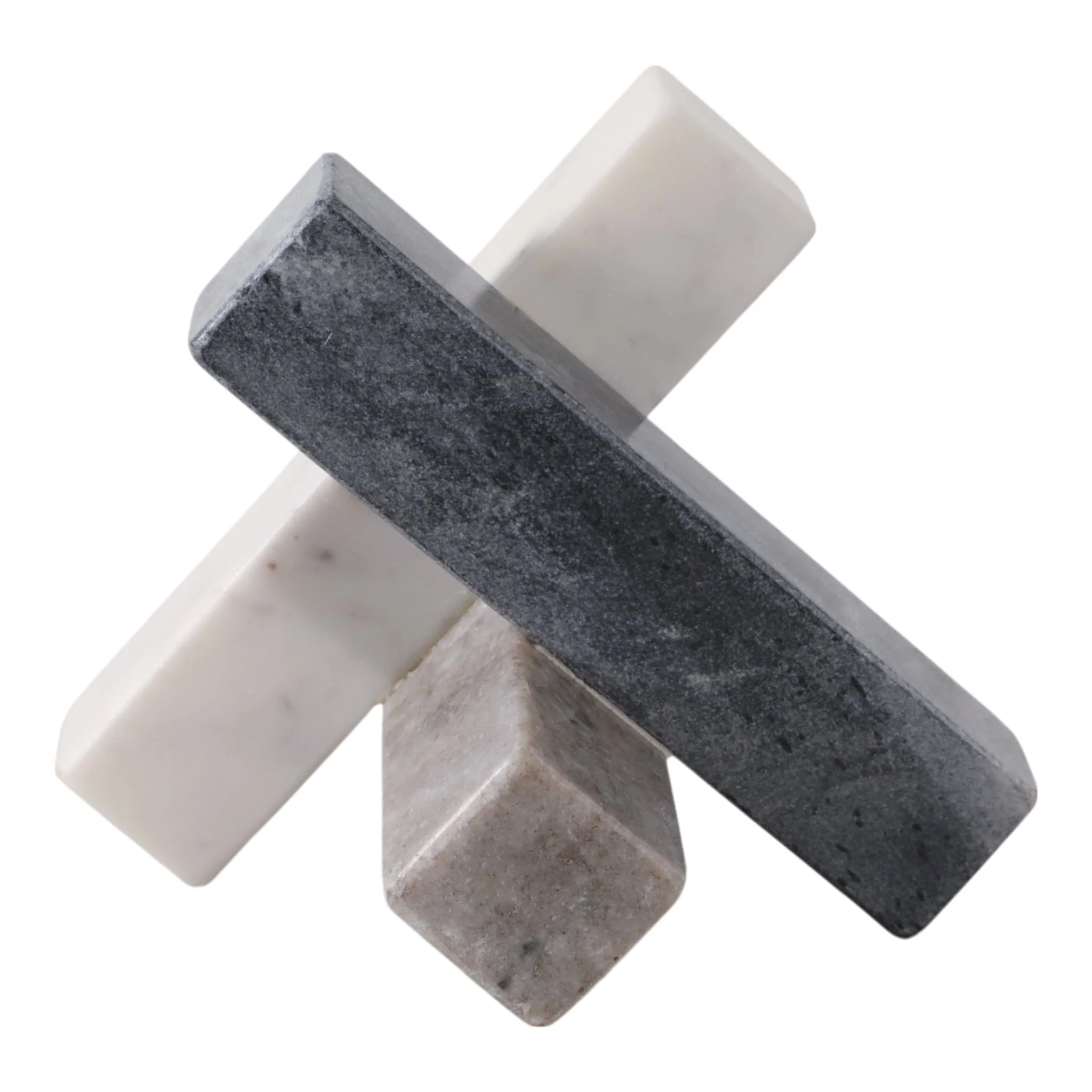 6x6" Marble Abstract Jack, Multi - Image 6