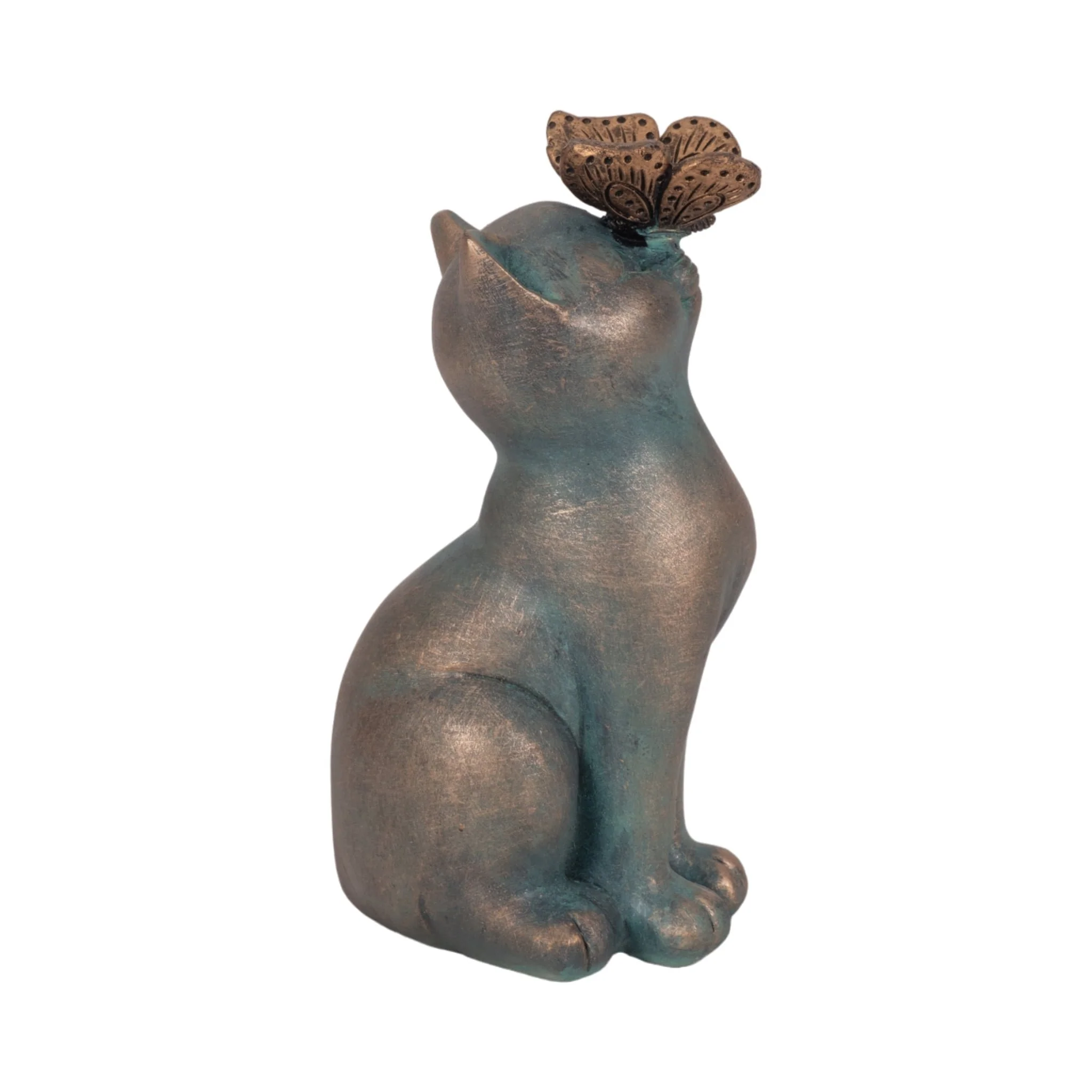 7" Cat With Butterfly On Nose, Multi - Image 3