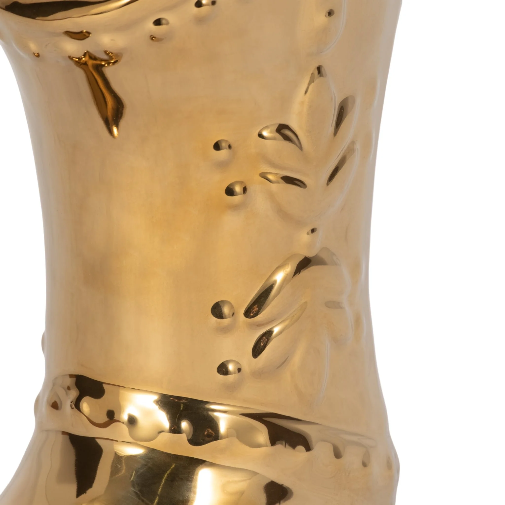7" Cowboy Boot Vase, Gold - Image 5