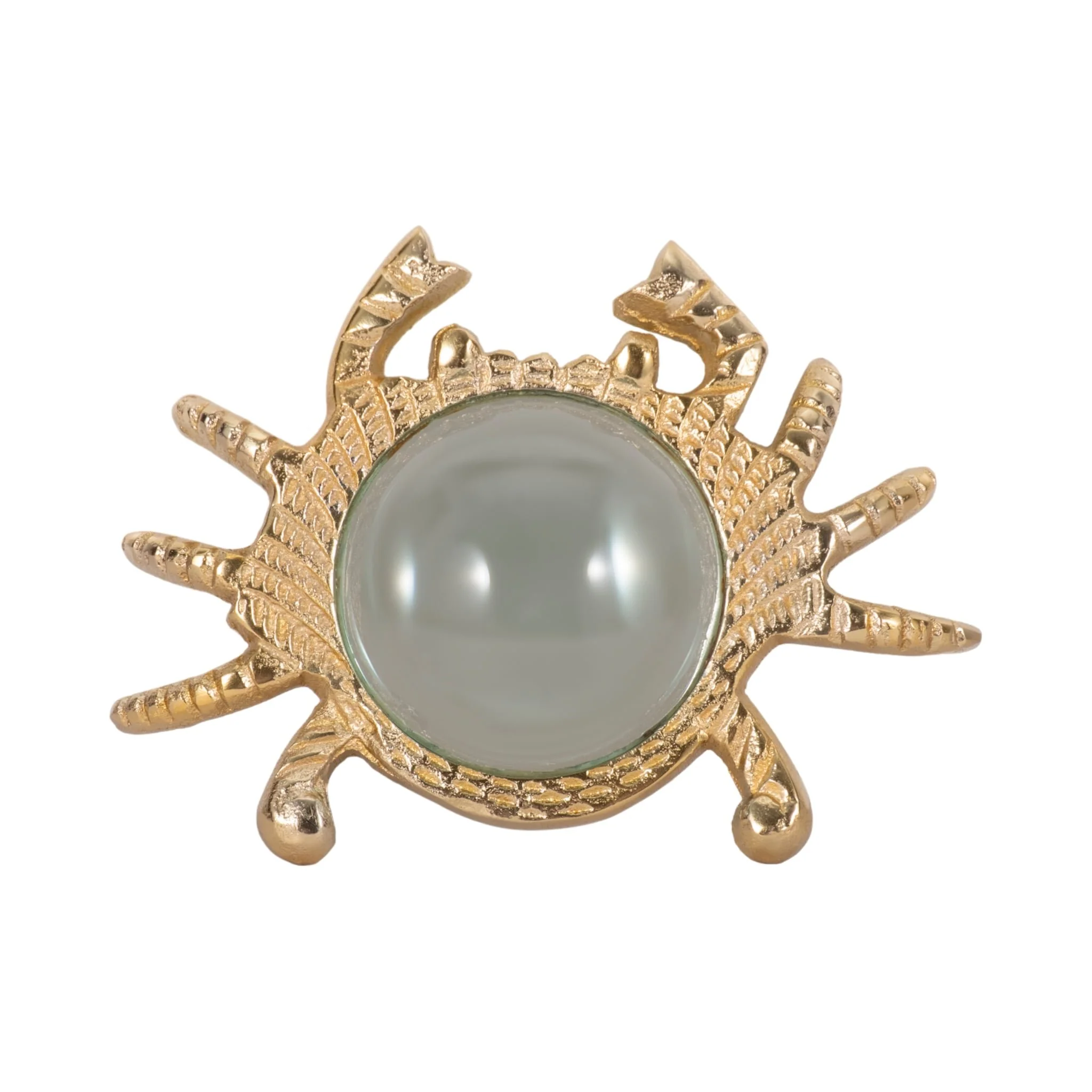 7" Crab Magnifying Glass, Gold - Image 2