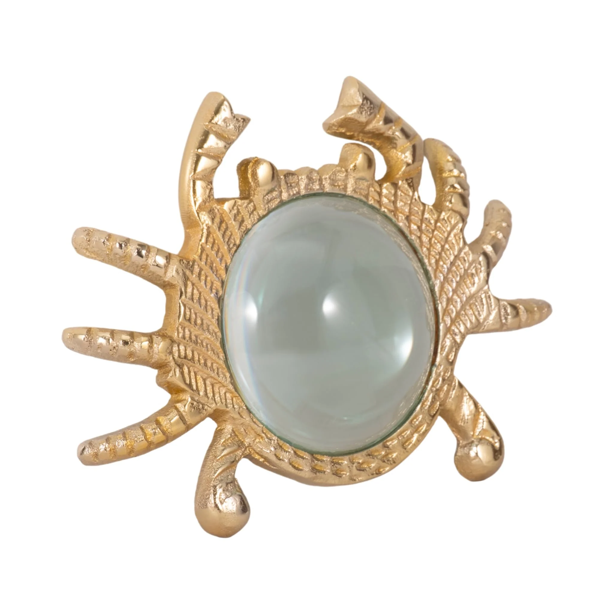 7" Crab Magnifying Glass, Gold - Image 3