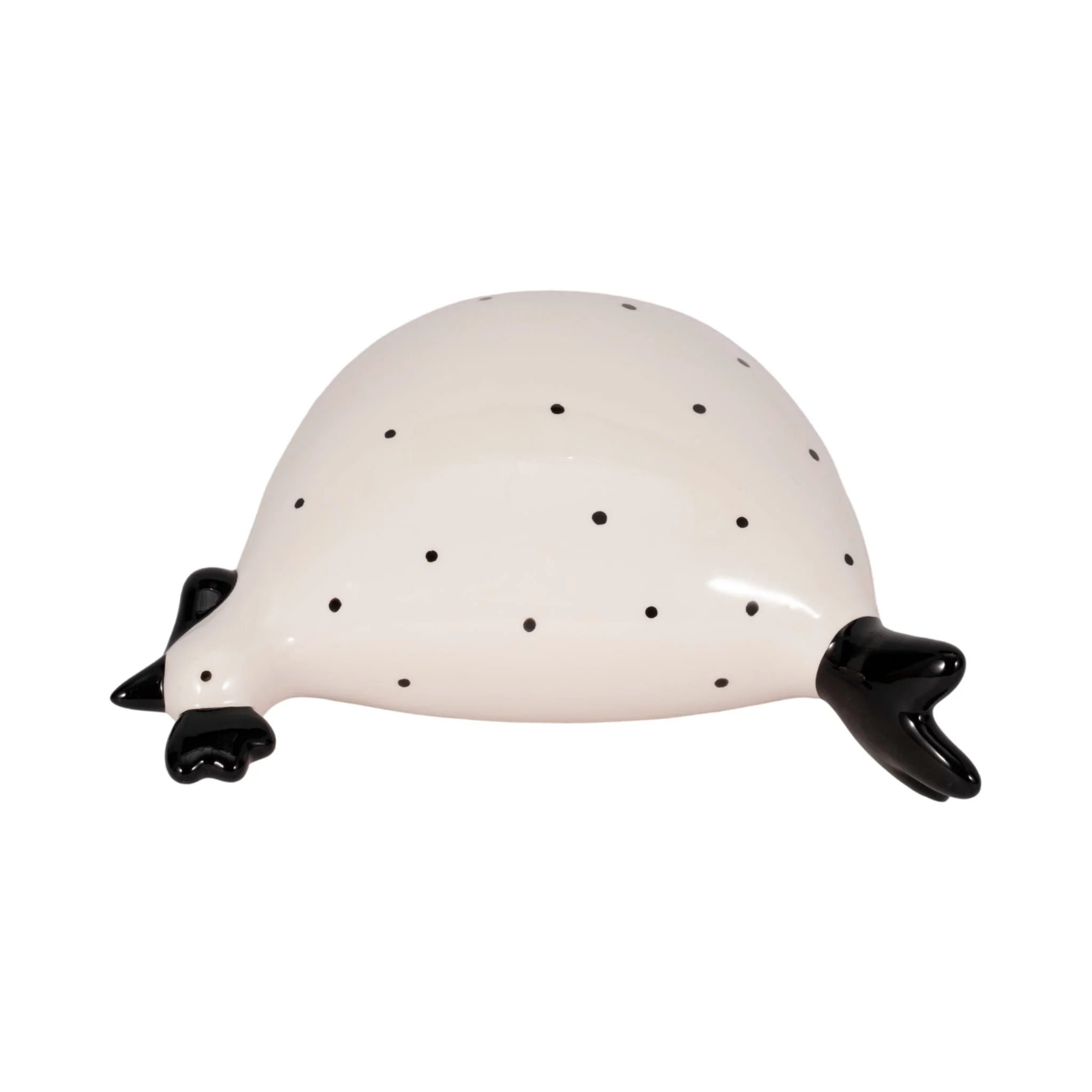7" Dotted Rooster, White/black - Image 6
