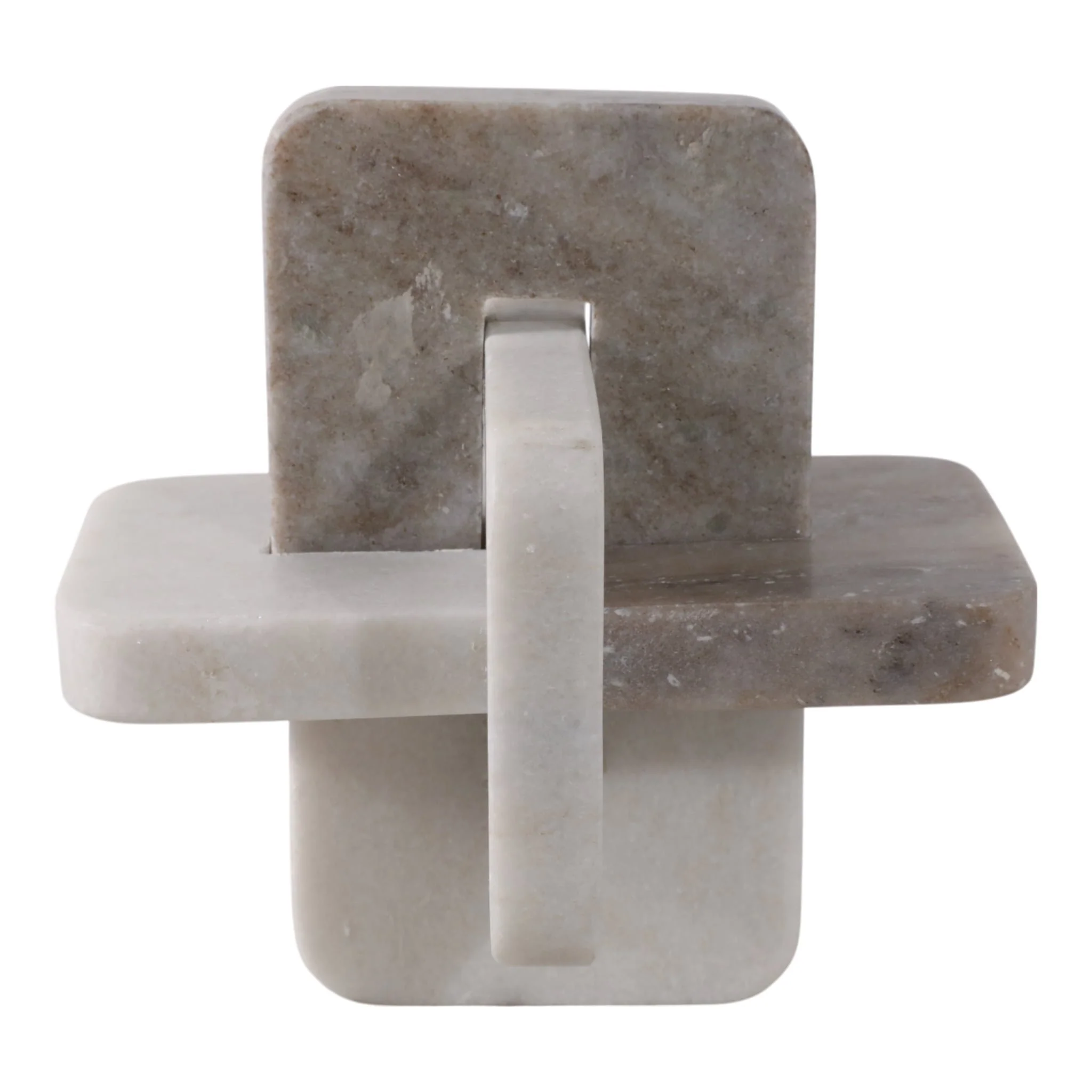 7" Marble Knot, White/beige - Image 7