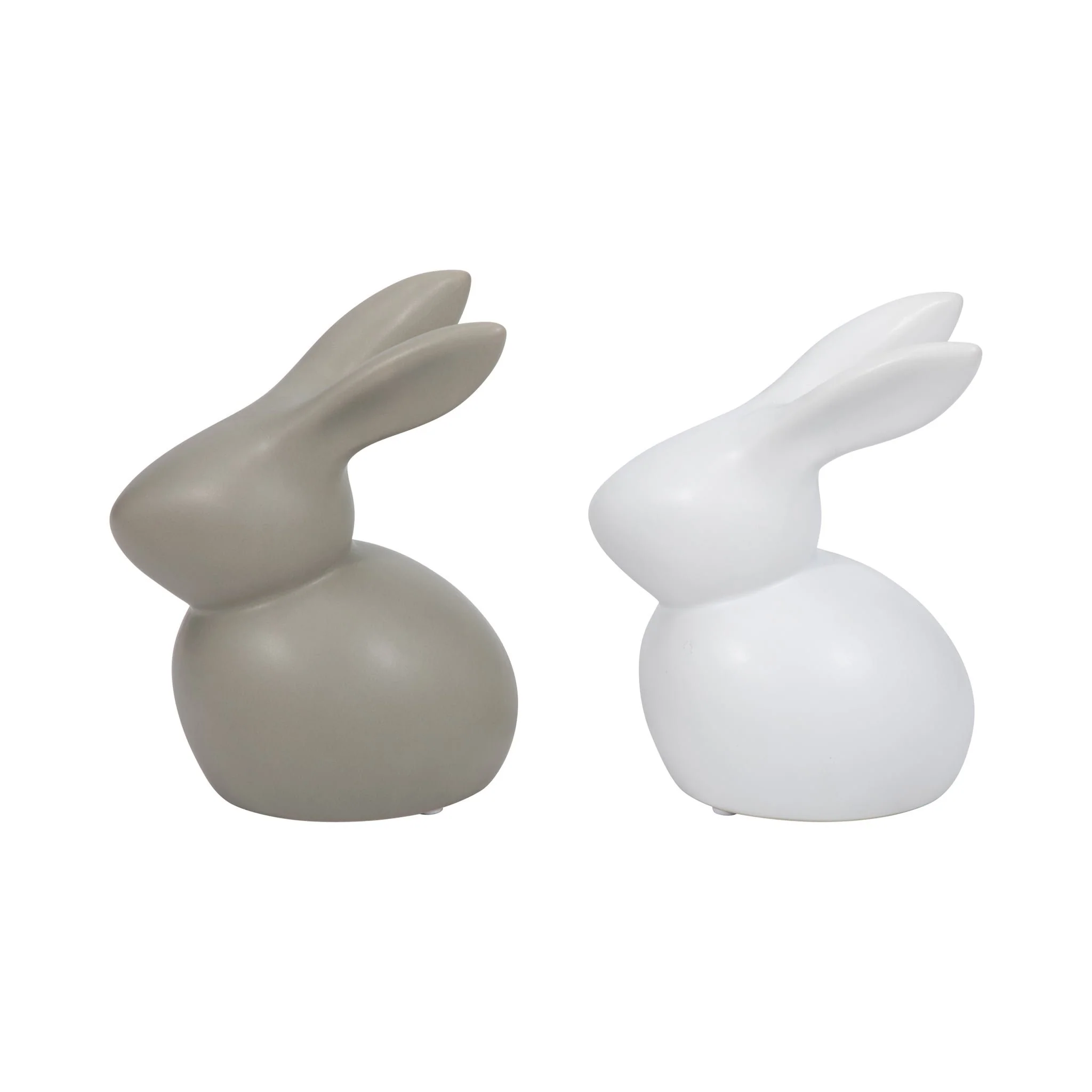 7" Modern Bunny, White - Image 8