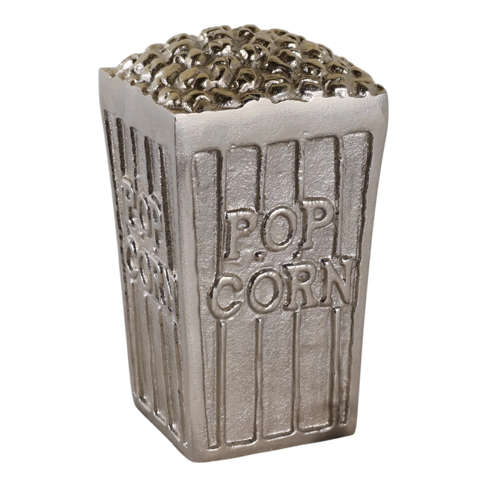 7" Popcorn Bucket, Silver/gold - Image 2
