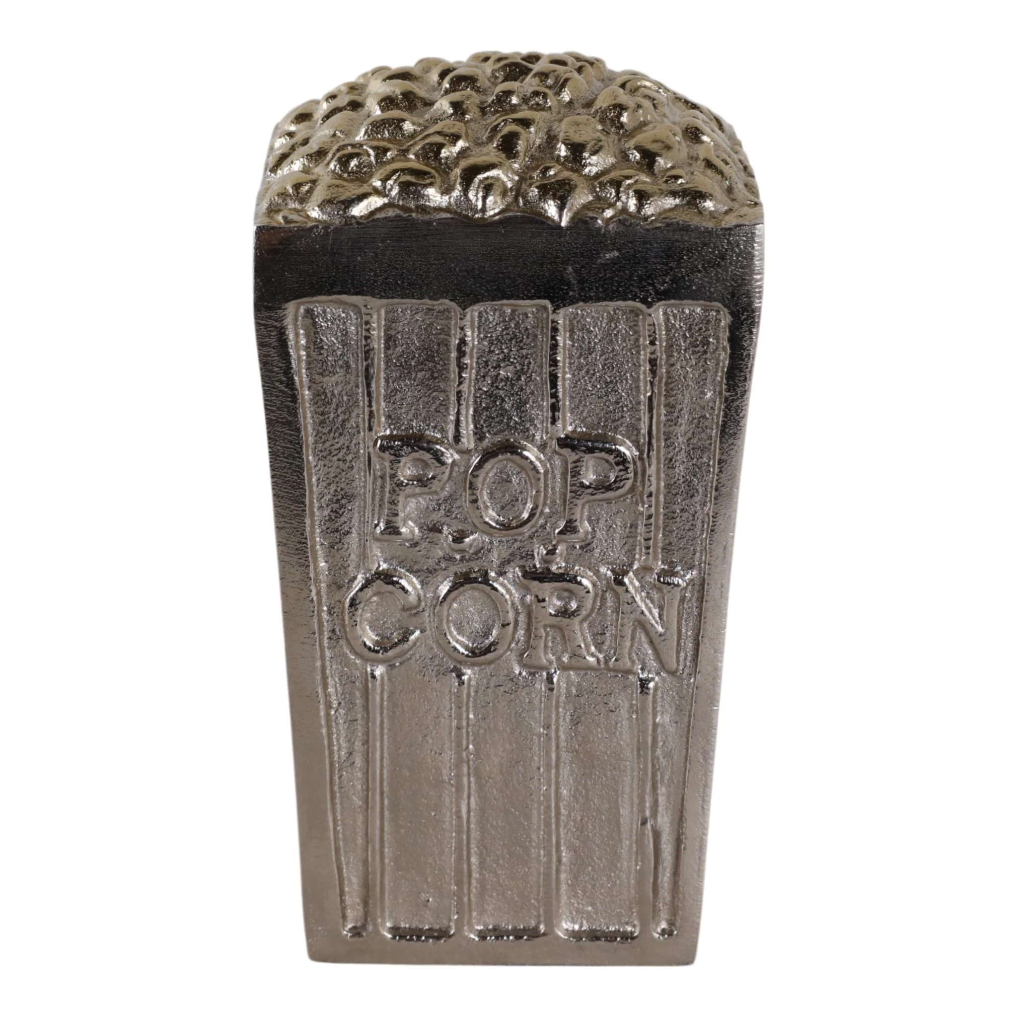 7" Popcorn Bucket, Silver/gold - Image 4