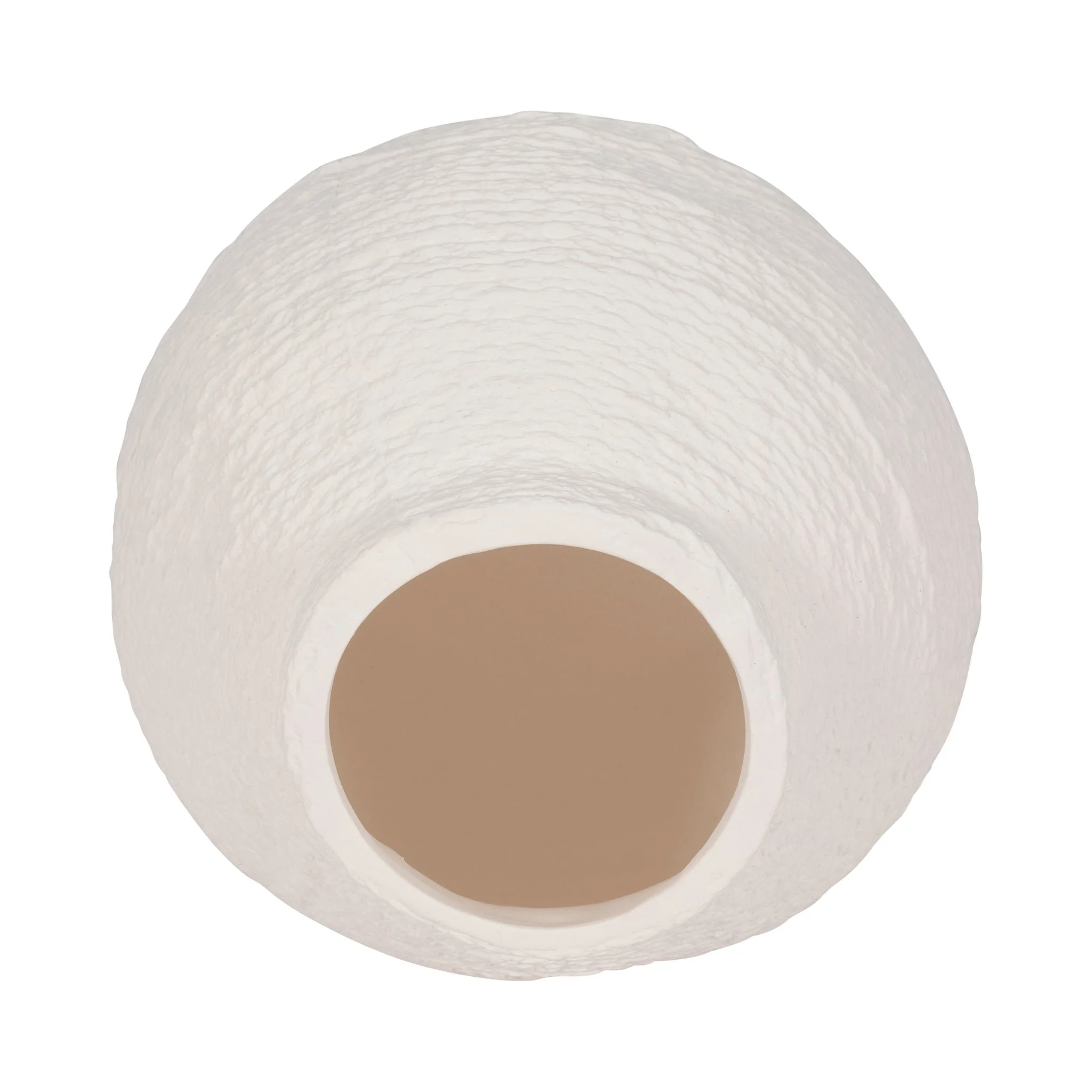 7" Woven Textured Vase, White - Image 5