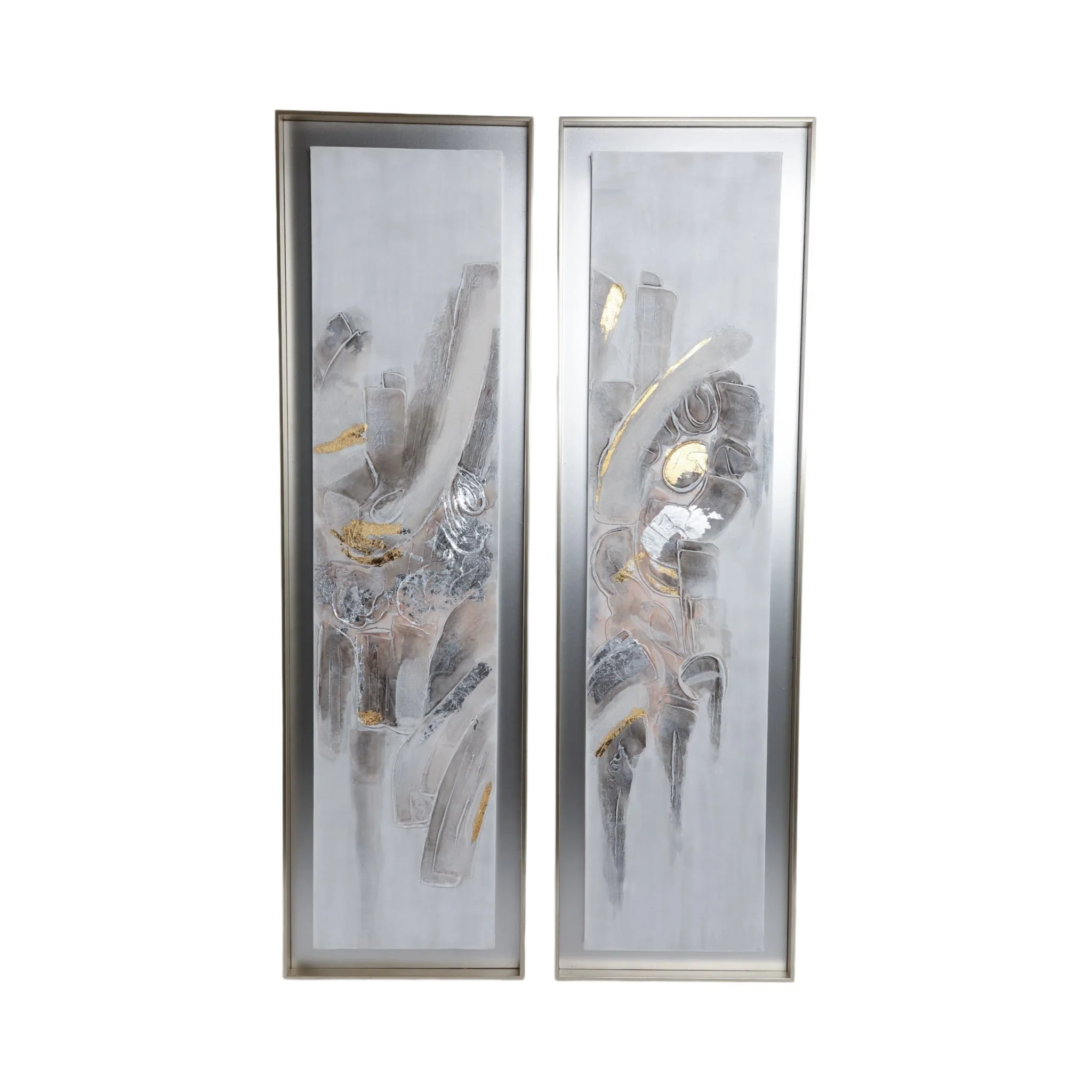 70x20, S/2, Abstract Oil Painting, Multi