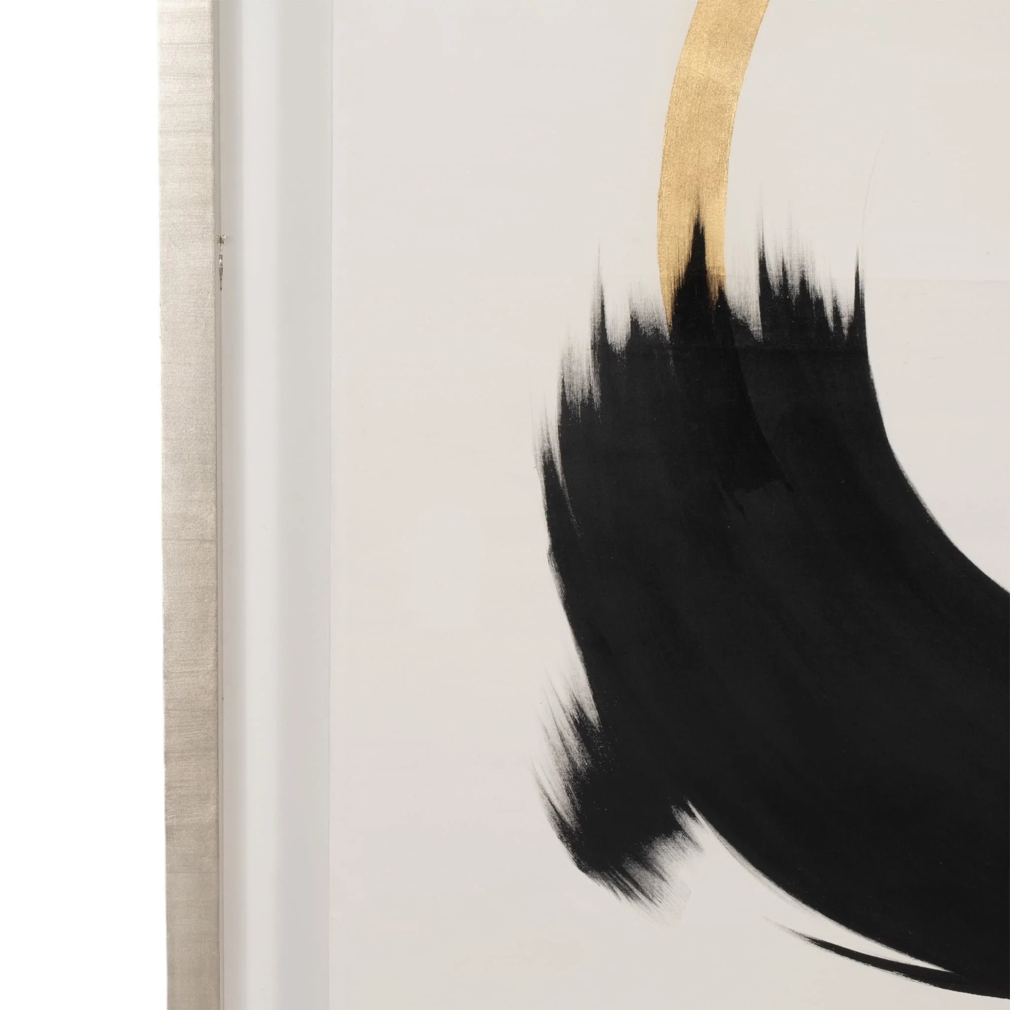 71x71 Hand Painted Fan Circle, White - Image 6