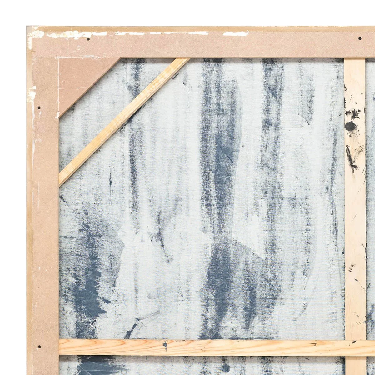 71x71, Hand Painted Shining Gold Leaf Canvas, Blk - Image 6