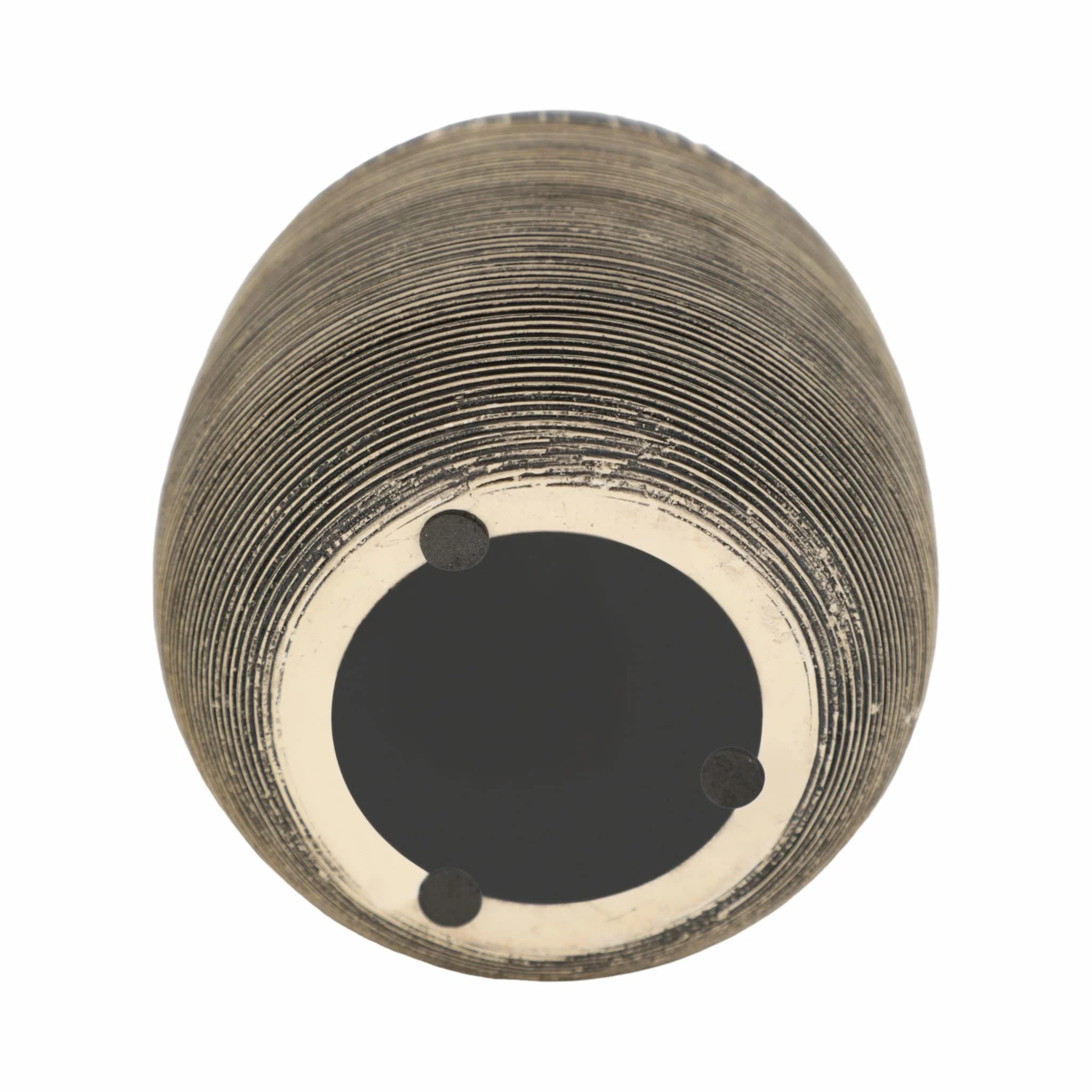 7"h Tribal Vase, Brown - Image 8