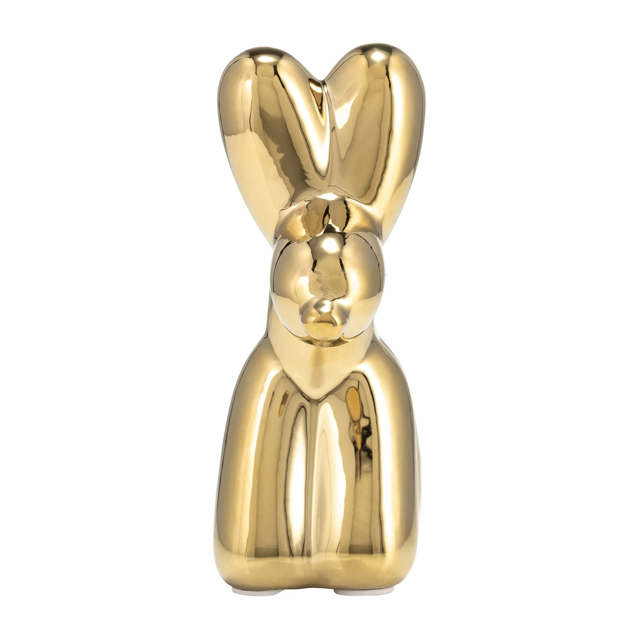7"l Balloon Dog Animal, Gold - Image 3