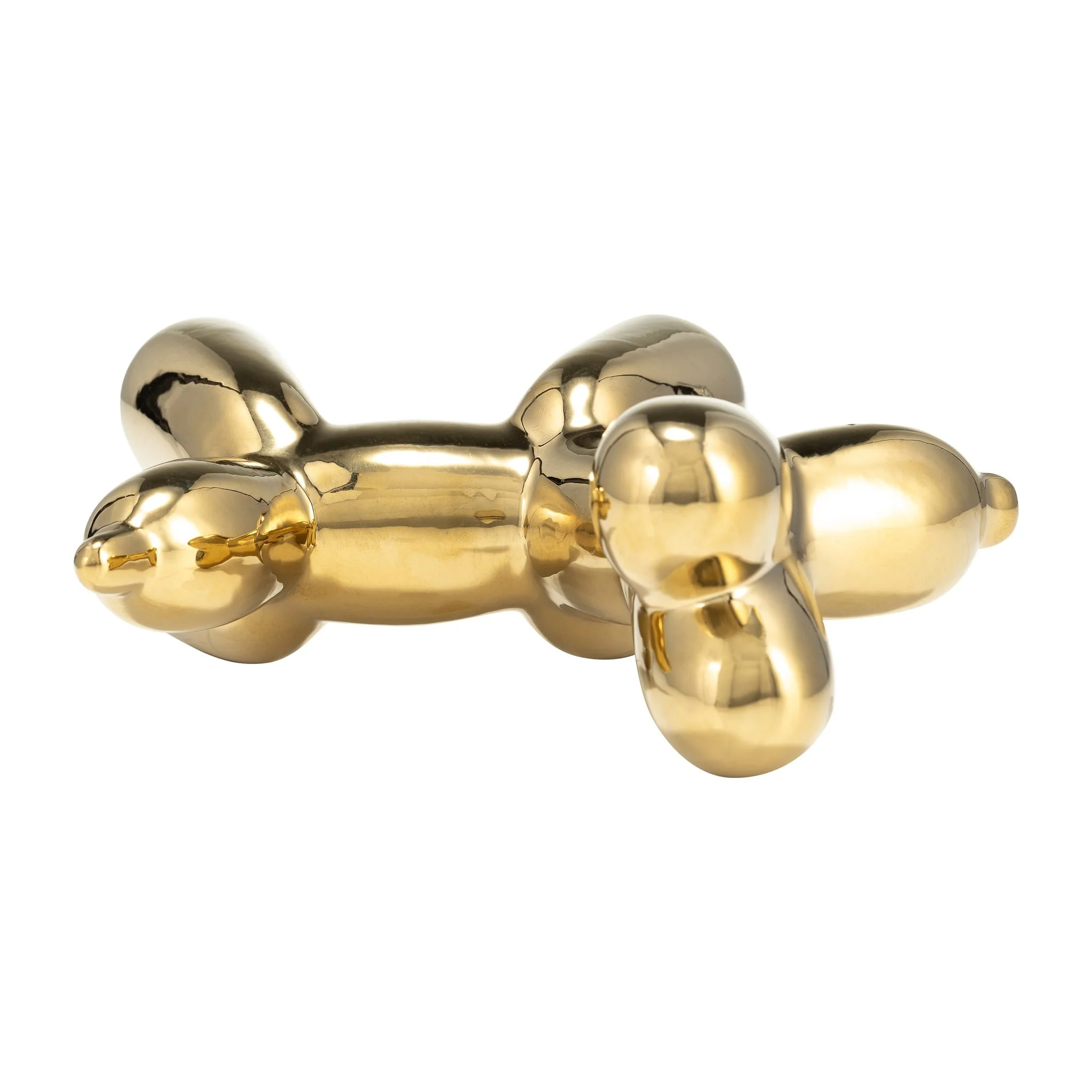 7"l Balloon Dog Animal, Gold - Image 5