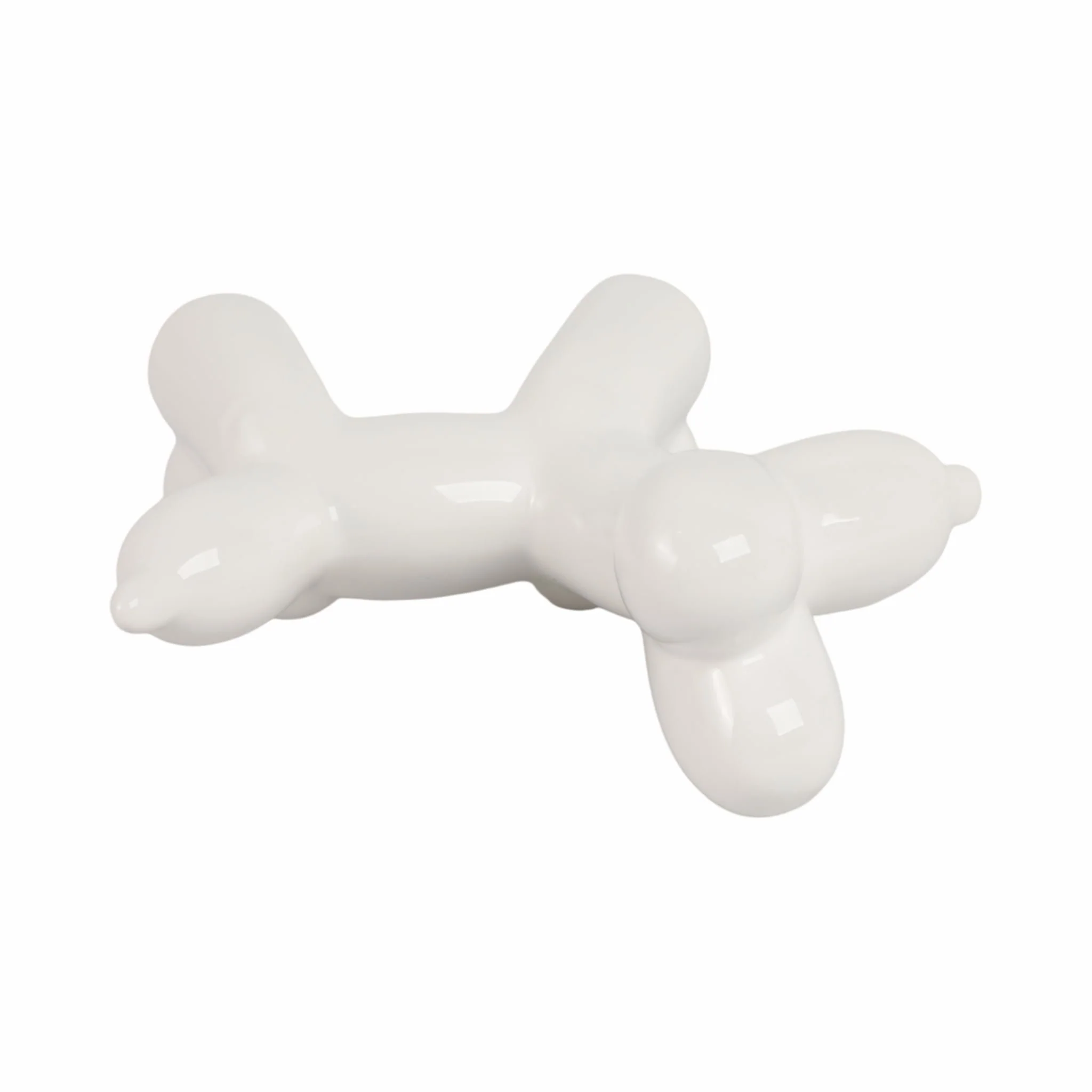 7"l Balloon Dog Animal, White - Image 6