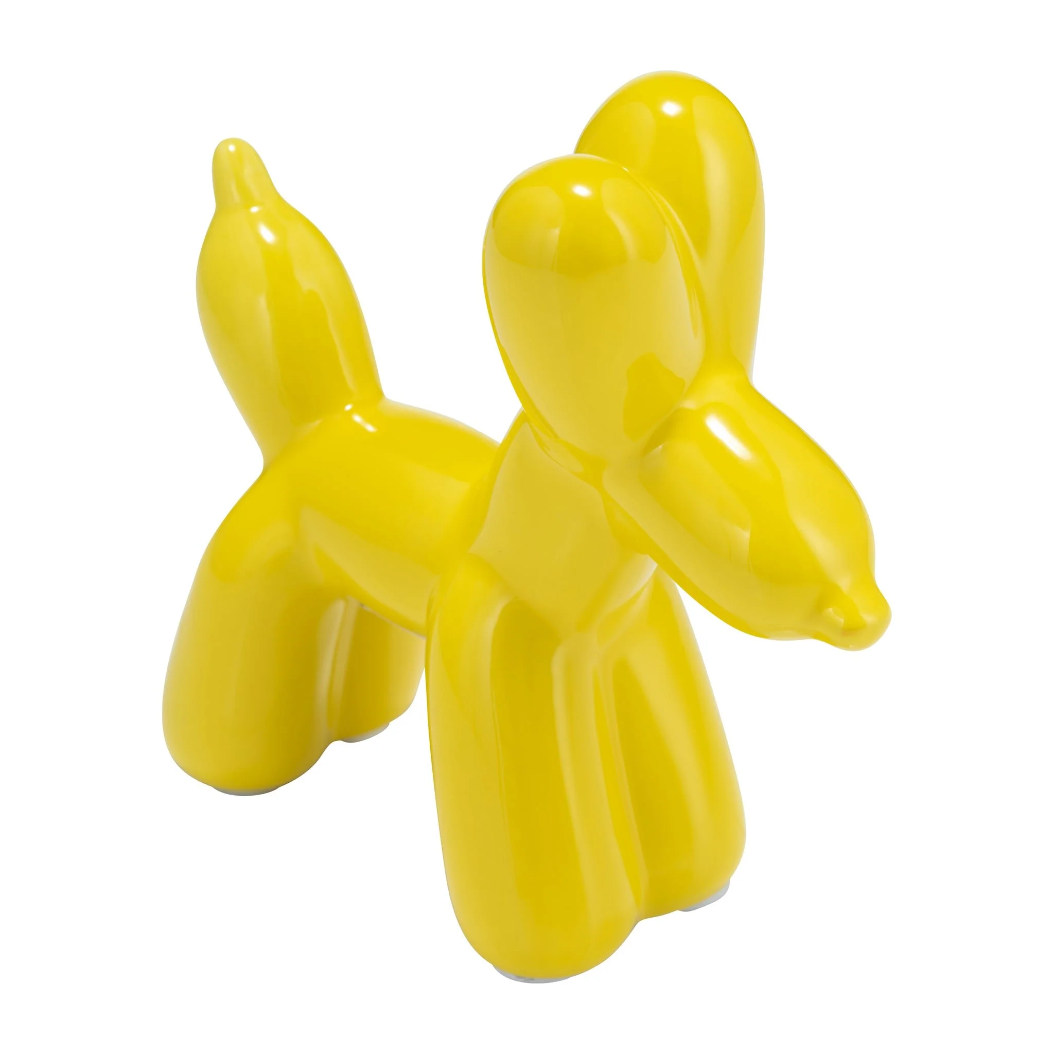 7"l Balloon Dog Animal, Yellow - Image 5