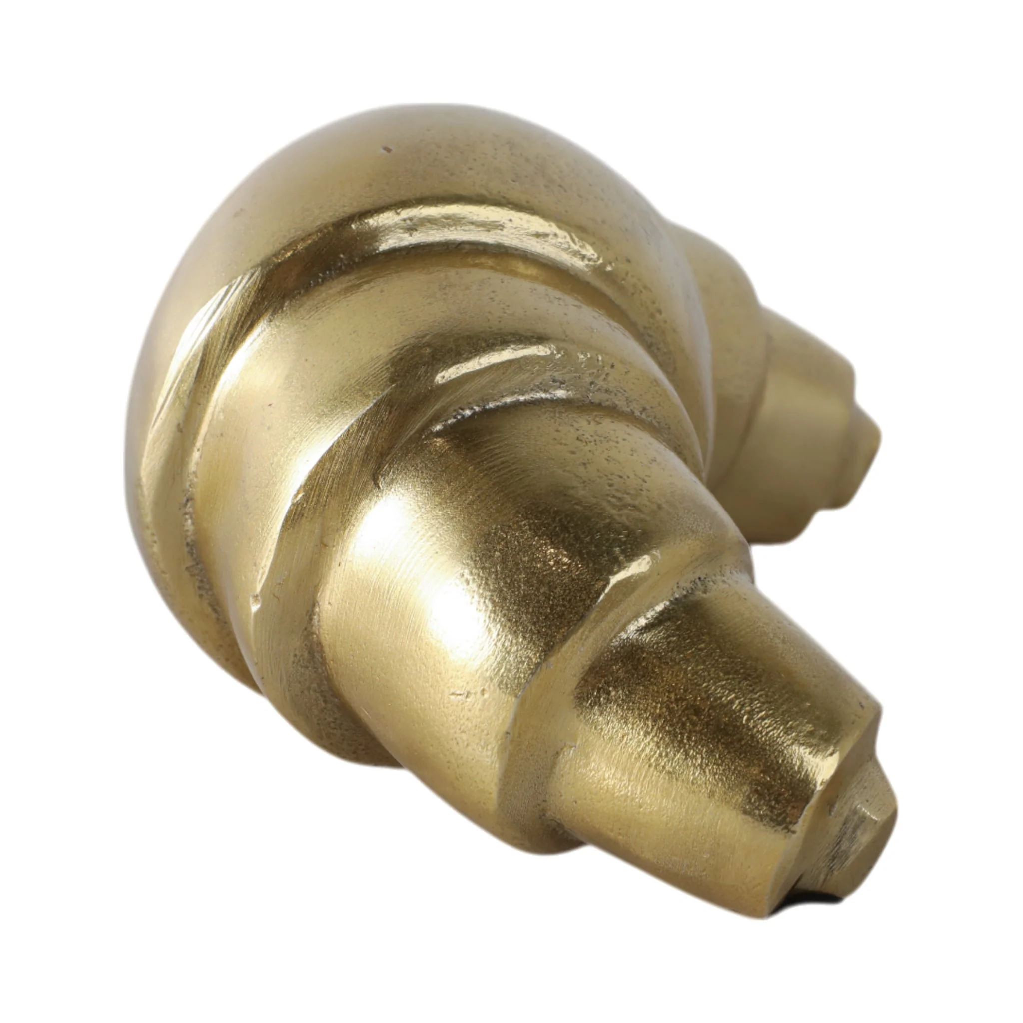 7x4" Metal Croissant, Gold - Image 3