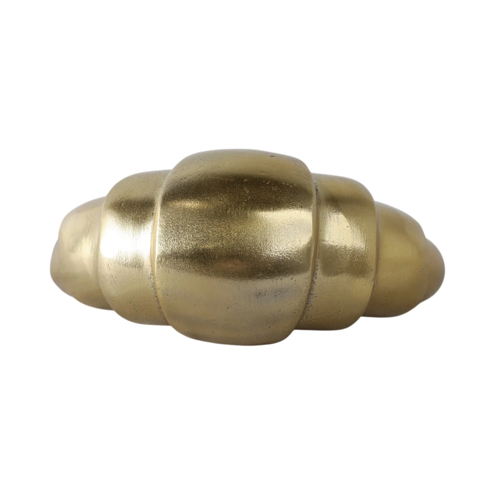 7x4" Metal Croissant, Gold - Image 4