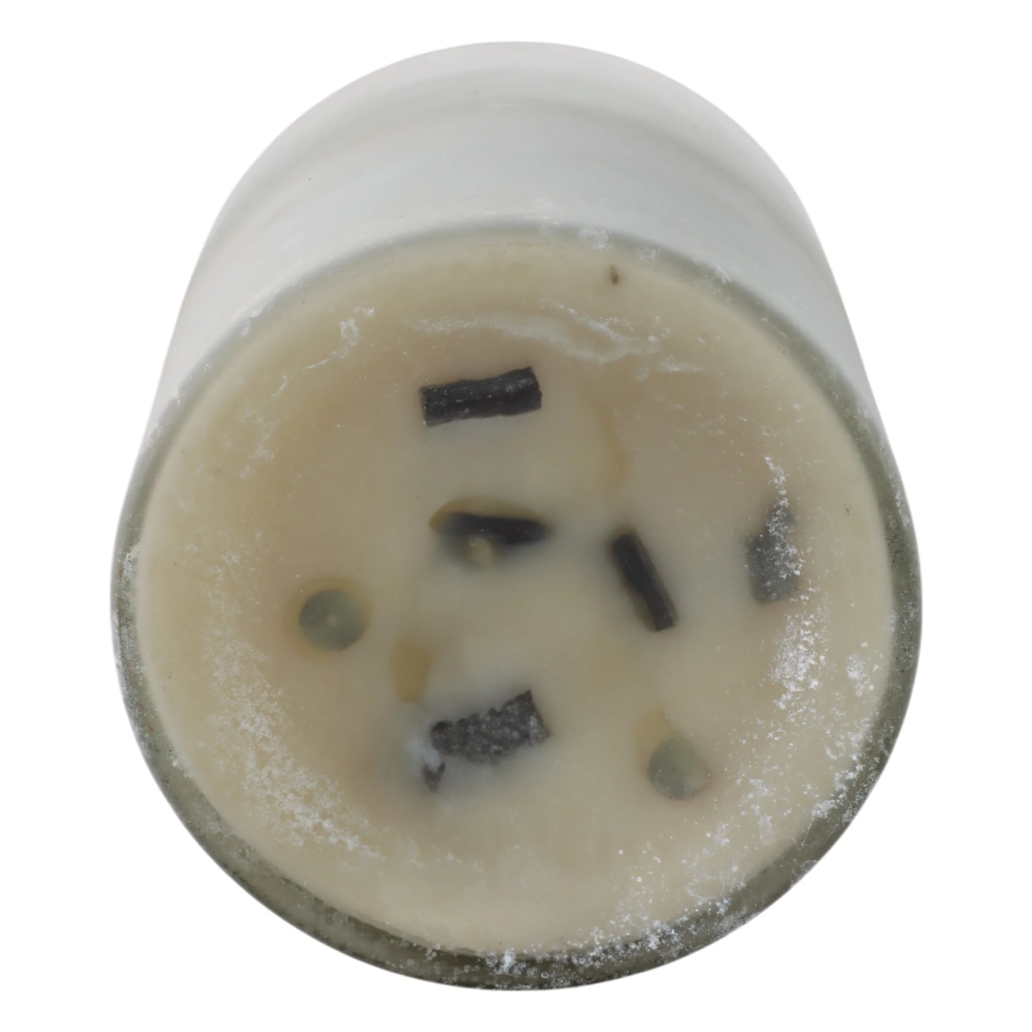 7x6" 65 Oz Jasmine Frosted Glass Candle, Clear - Image 7