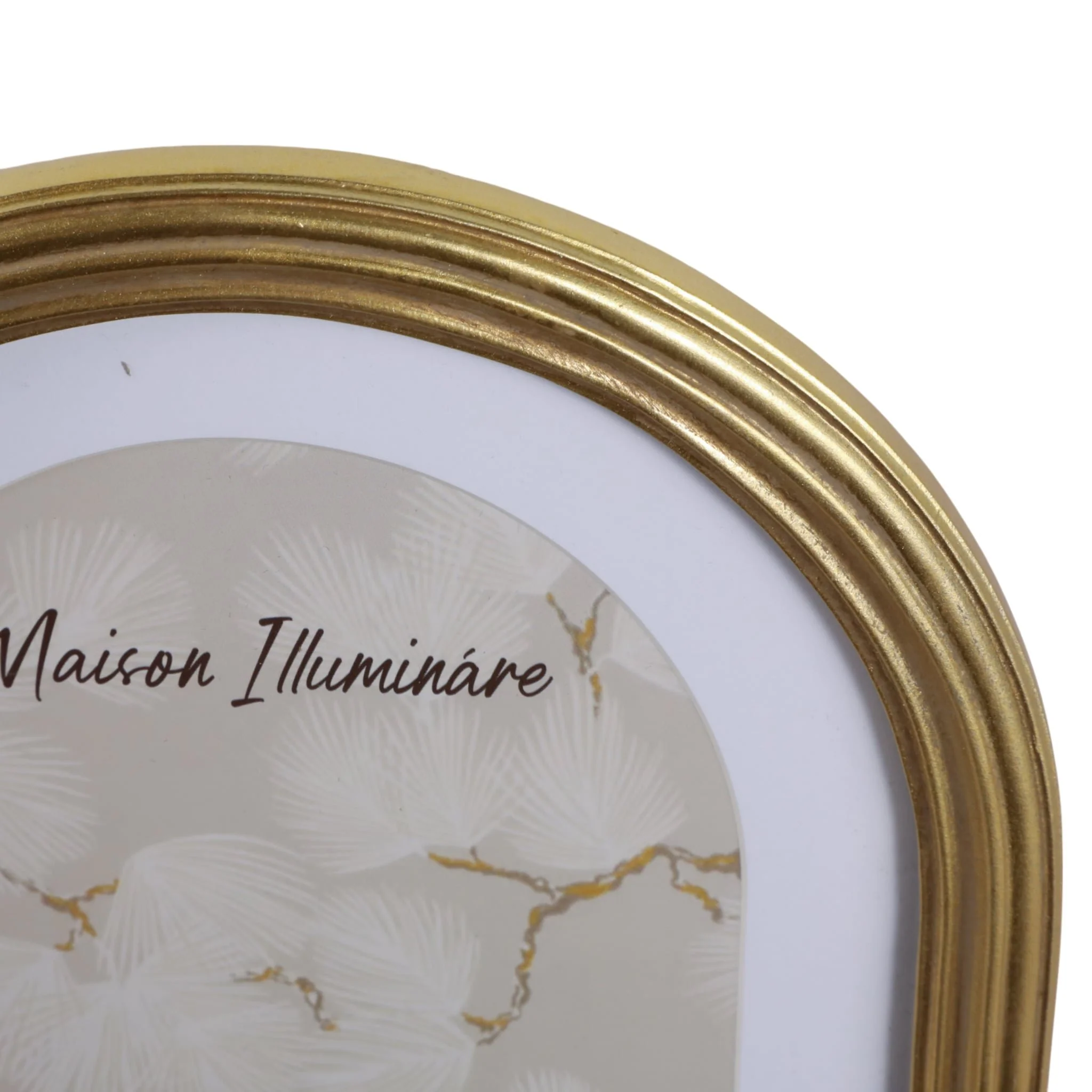 7x9 Photo Frame Matted To 5x7 Layered Arch, Gold - Image 6