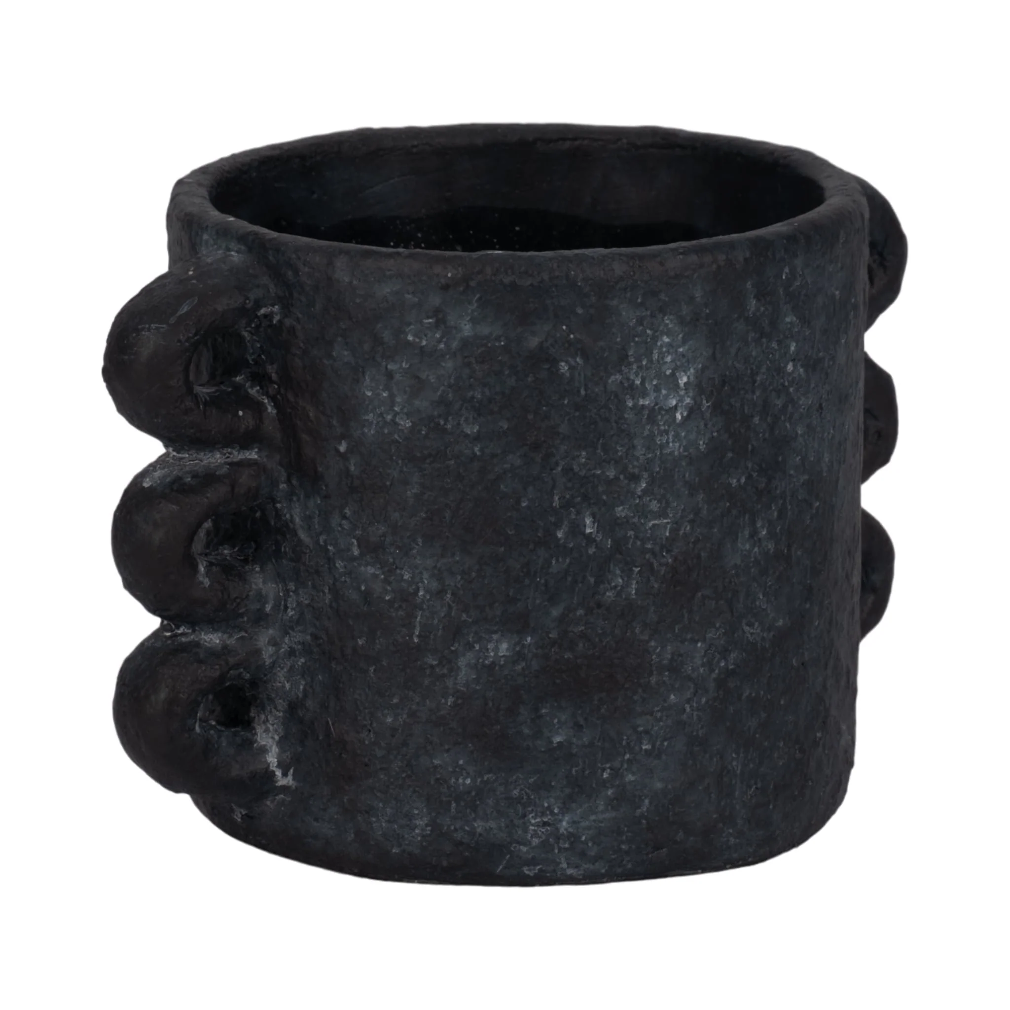 8" Arch Handle Planter, Black - Image 3