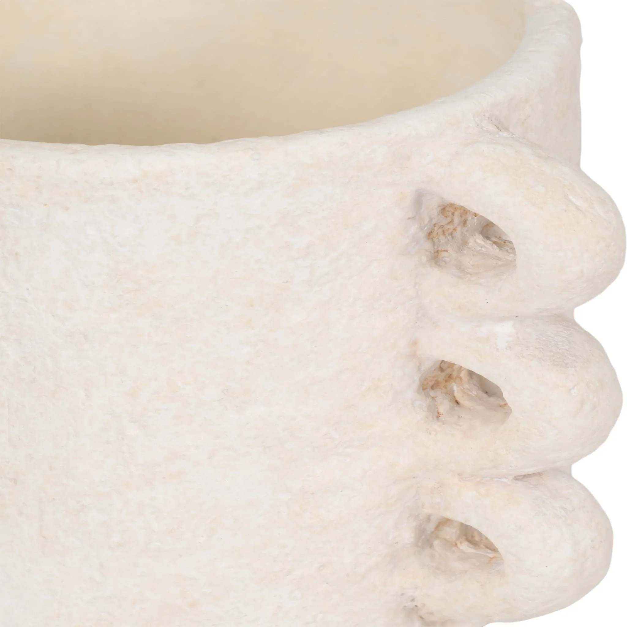 8" Arch Handle Planter, White - Image 5