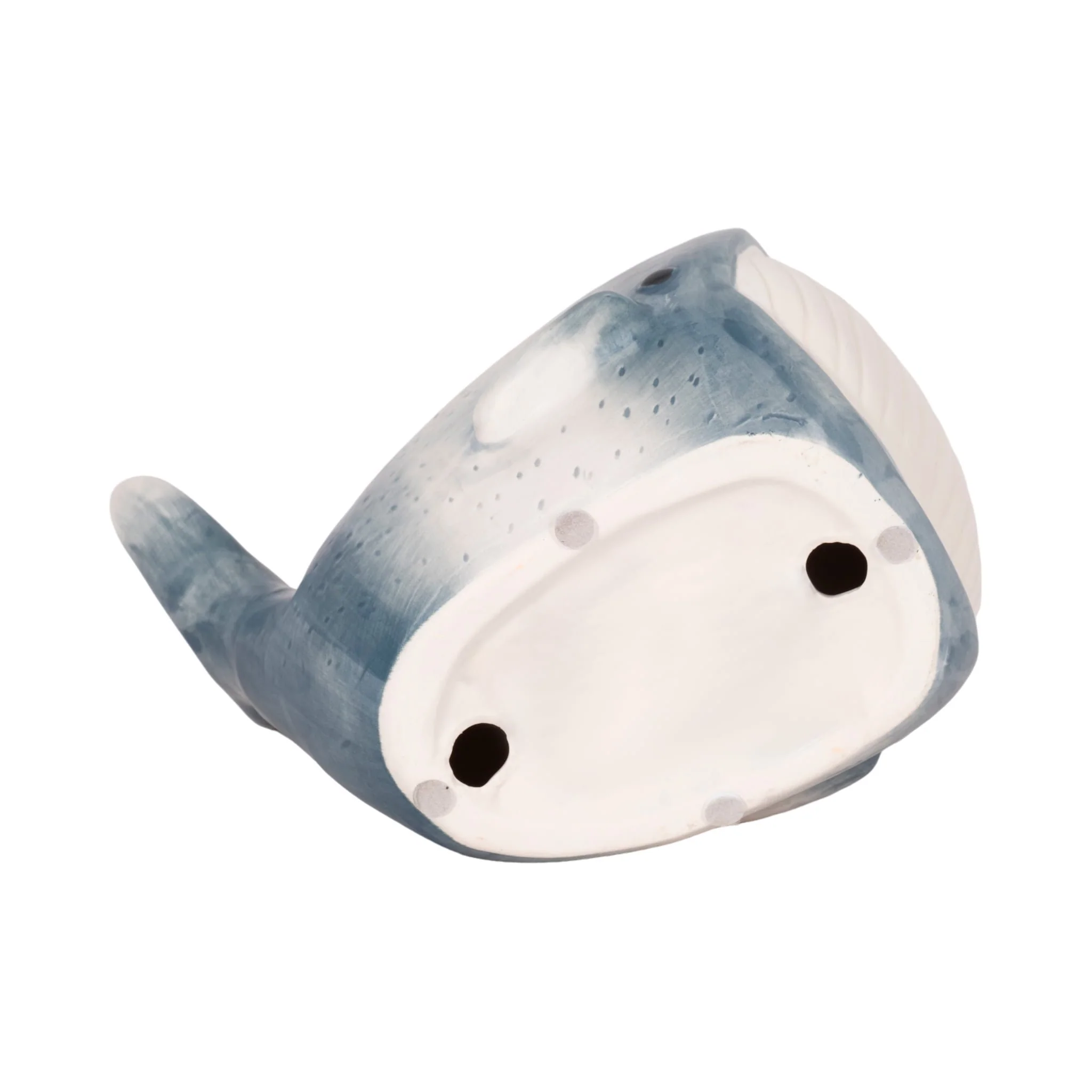 8" Blue Whale Decor, Blue/white - Image 7