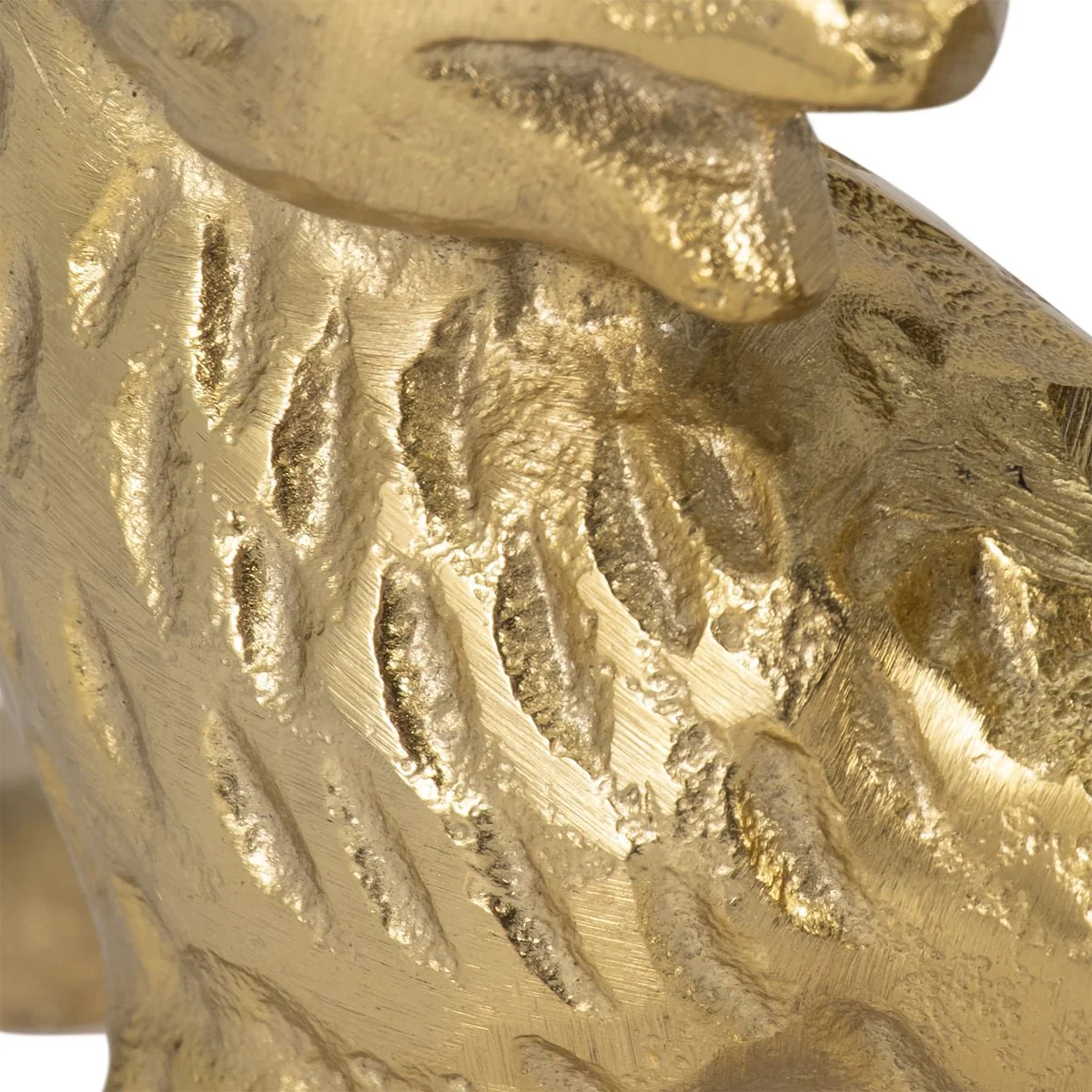 8" Fox Taper Candle Holder, Gold - Image 6
