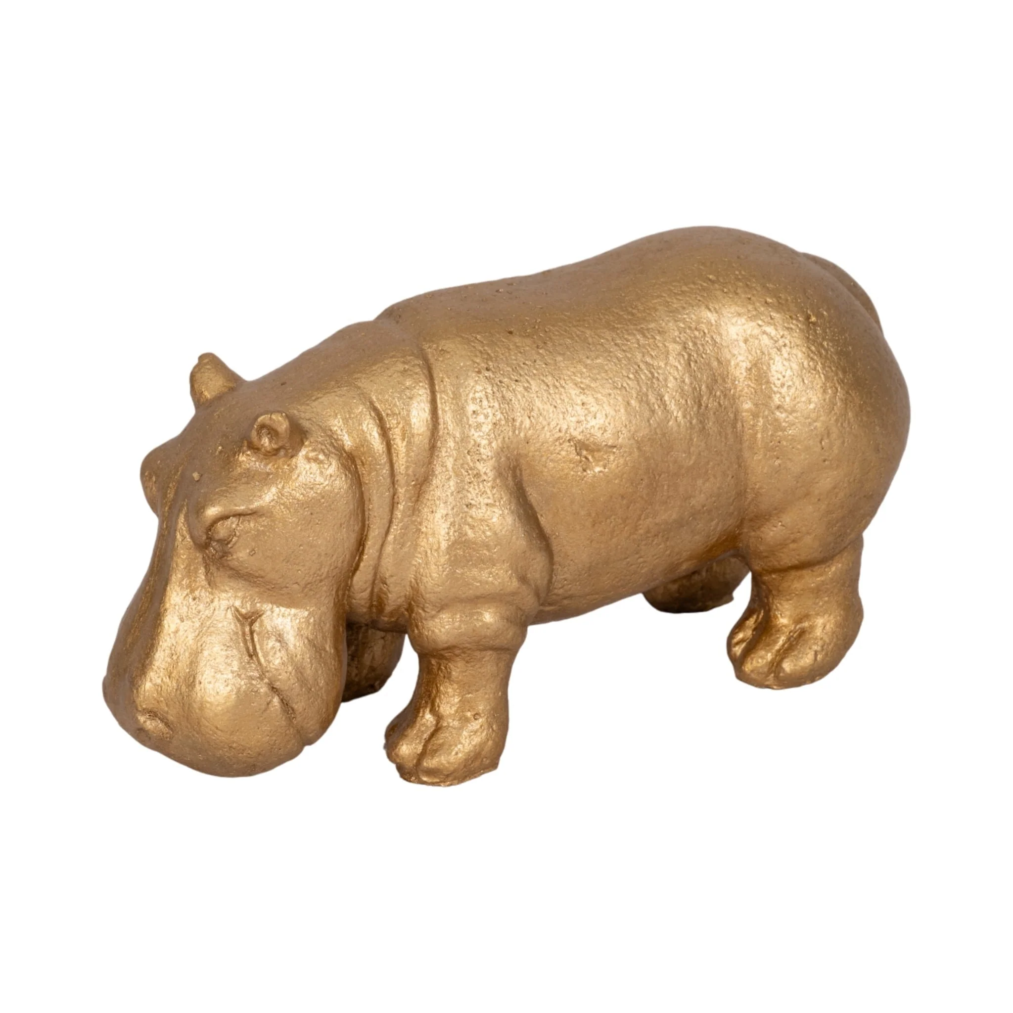 8" Hungry Hippo, Gold - Image 2