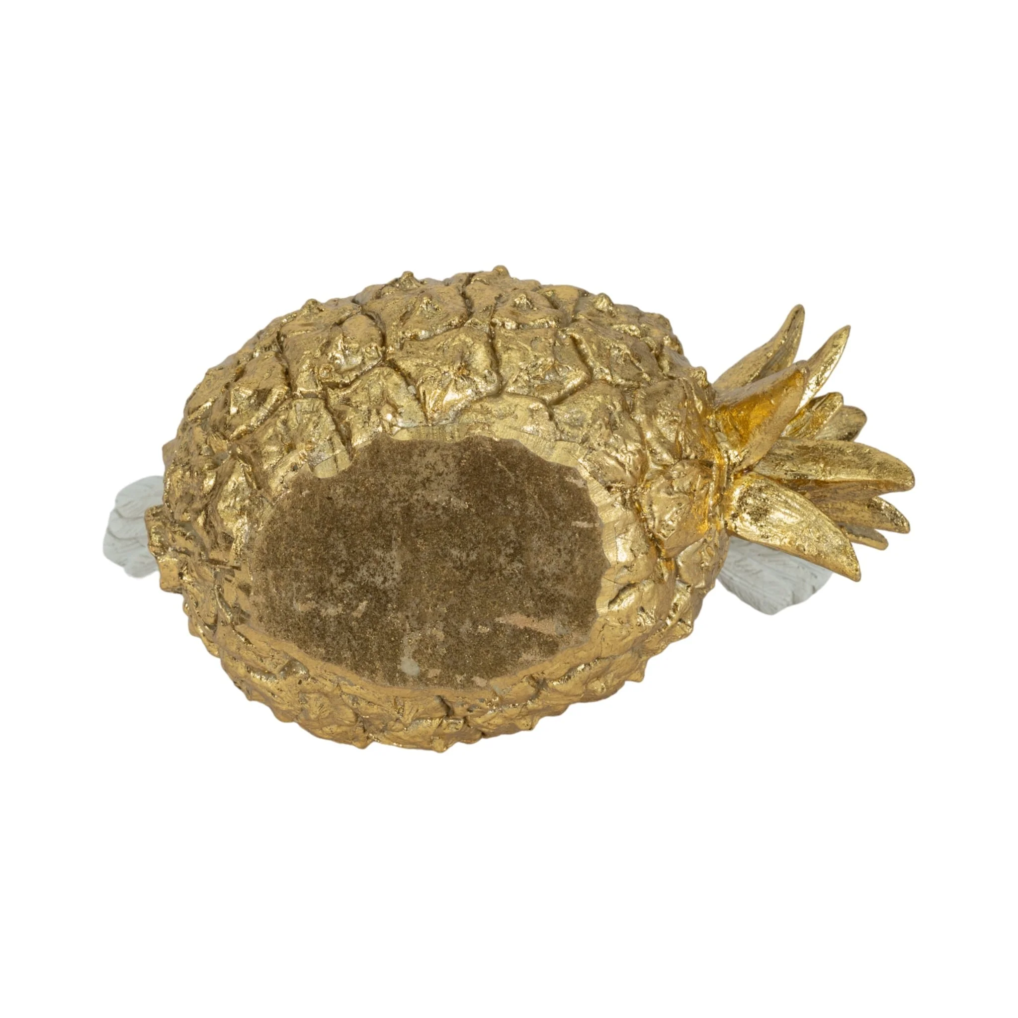 8" Kissing Birds On Pineapple, White/gold - Image 7