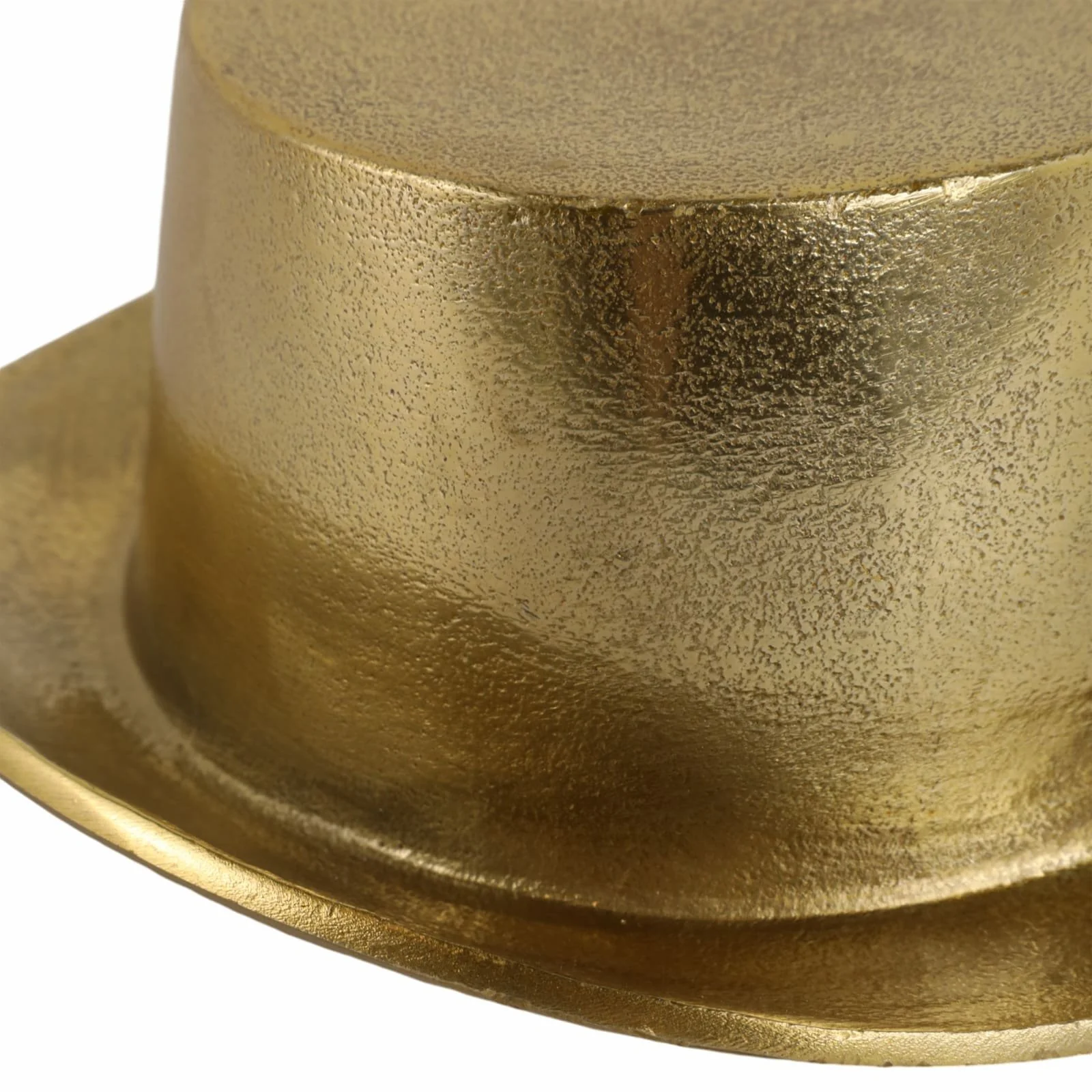 8" Metal Top Hat, Gold - Image 5