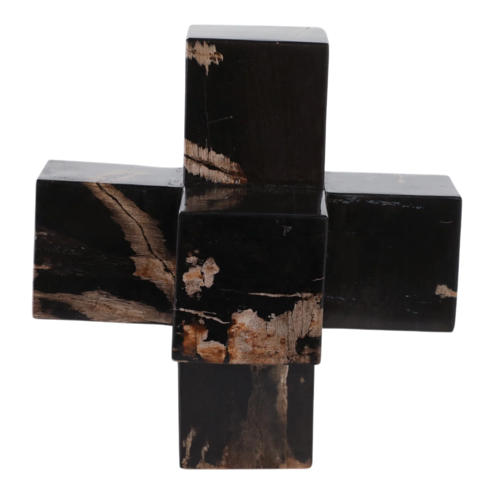 8" Petrified Wood Jack, Multi - Image 3