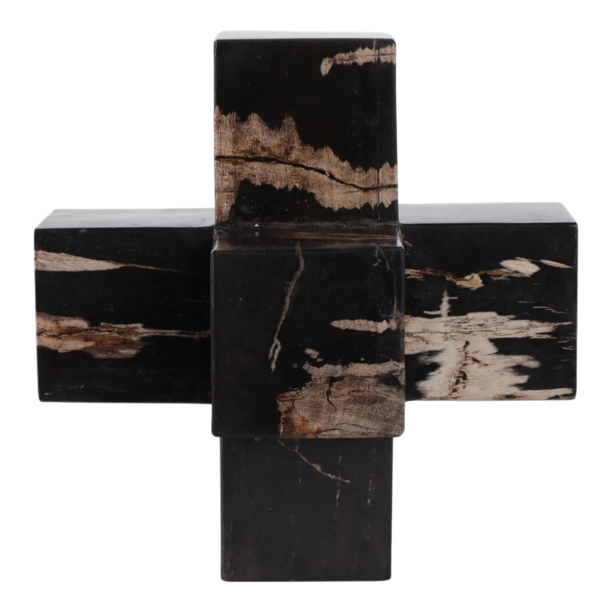 8" Petrified Wood Jack, Multi - Image 4