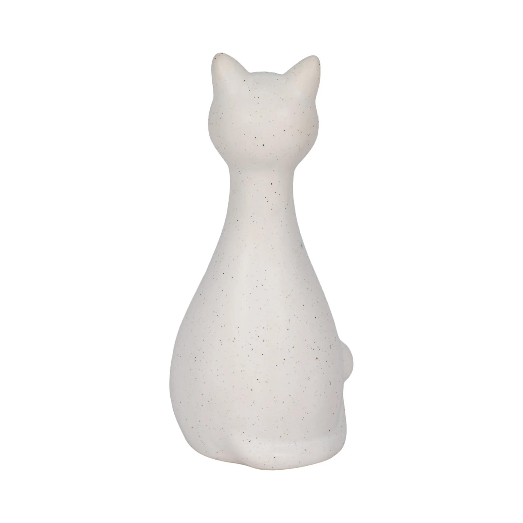 8" Skinny Sitting Kitty, White - Image 4