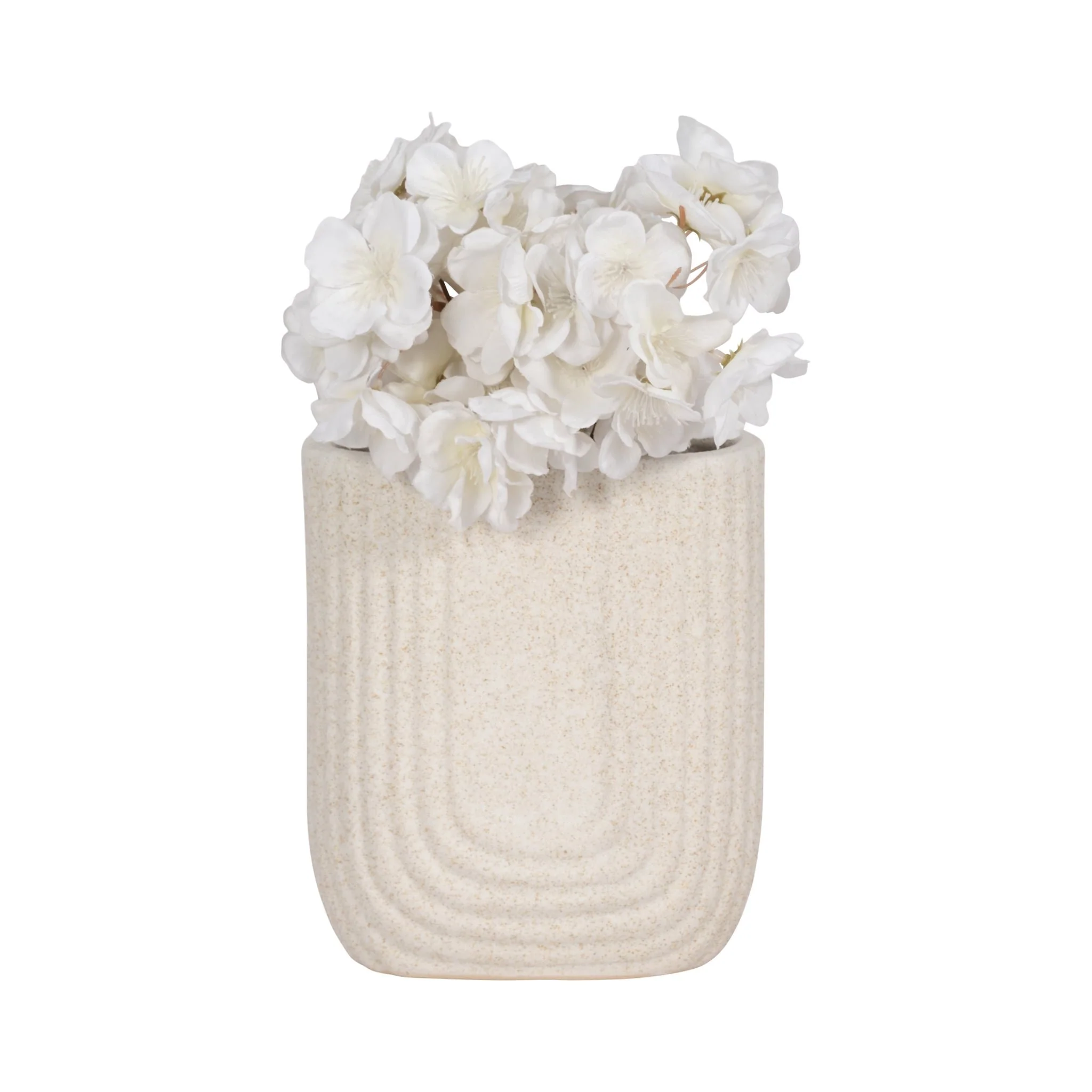 8" Speckled Sand Upside Down Arch, Ivory - Image 2