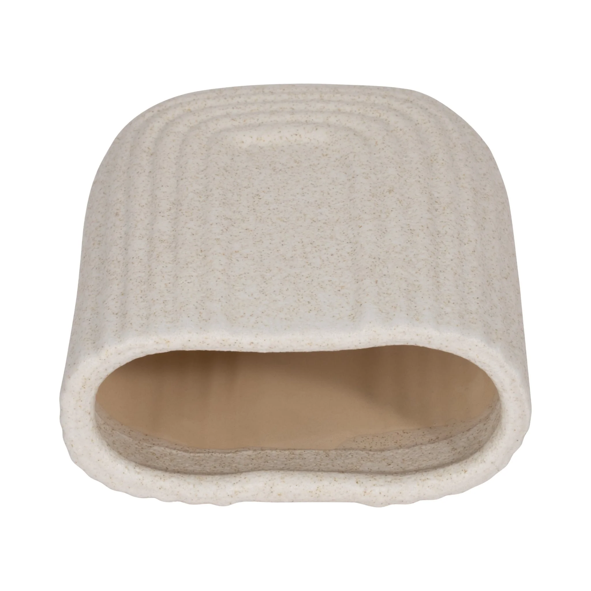 8" Speckled Sand Upside Down Arch, Ivory - Image 6
