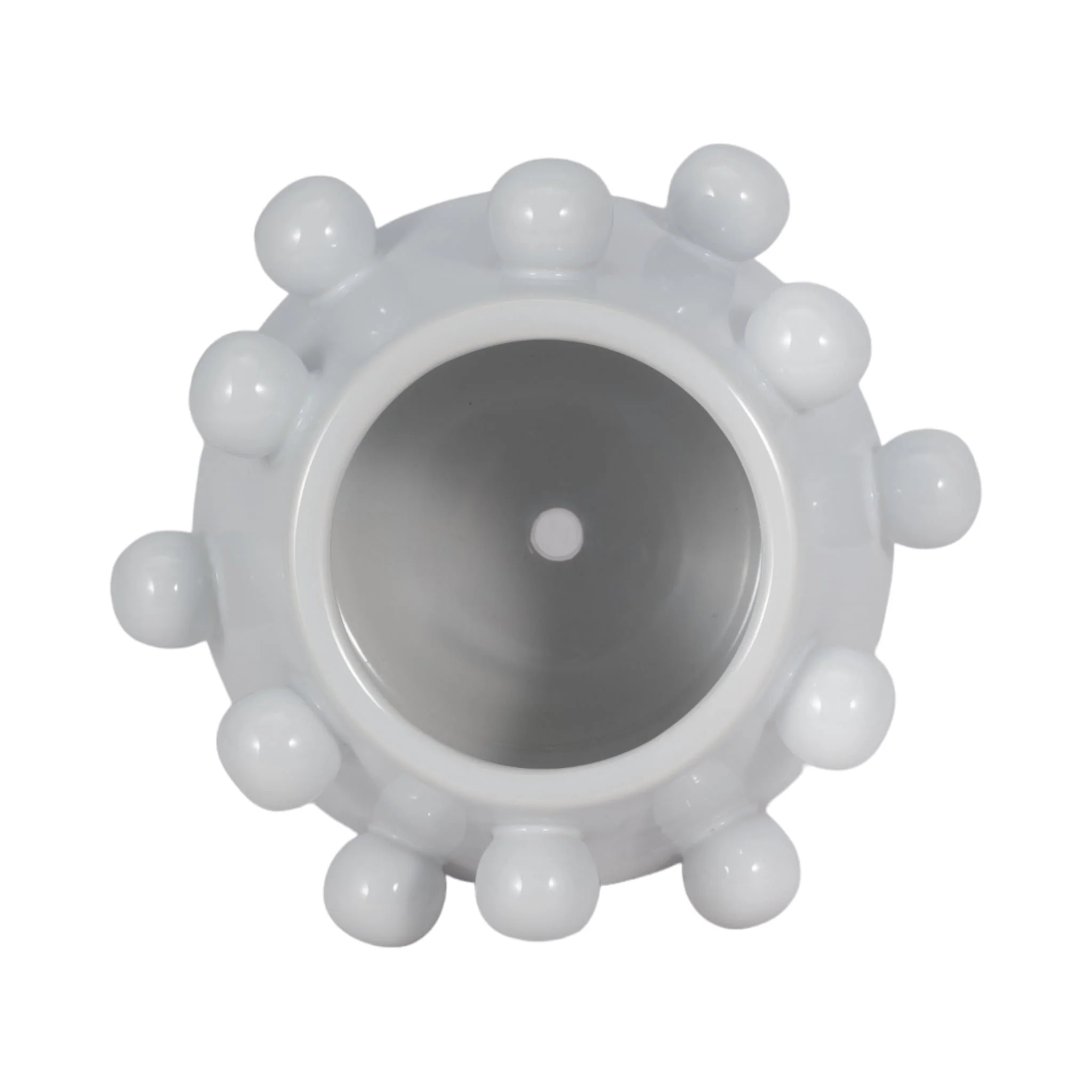 8" Tapered Bubble Planter, White - Image 4