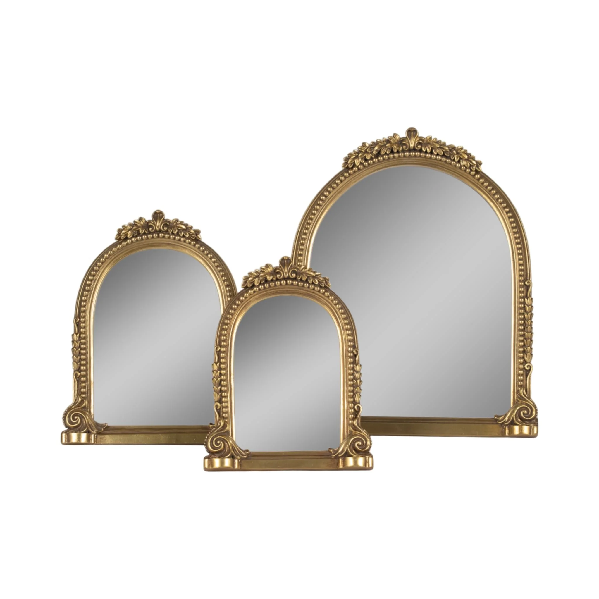 8x10 Ornate Arch Photo Frame, Gold - Image 6