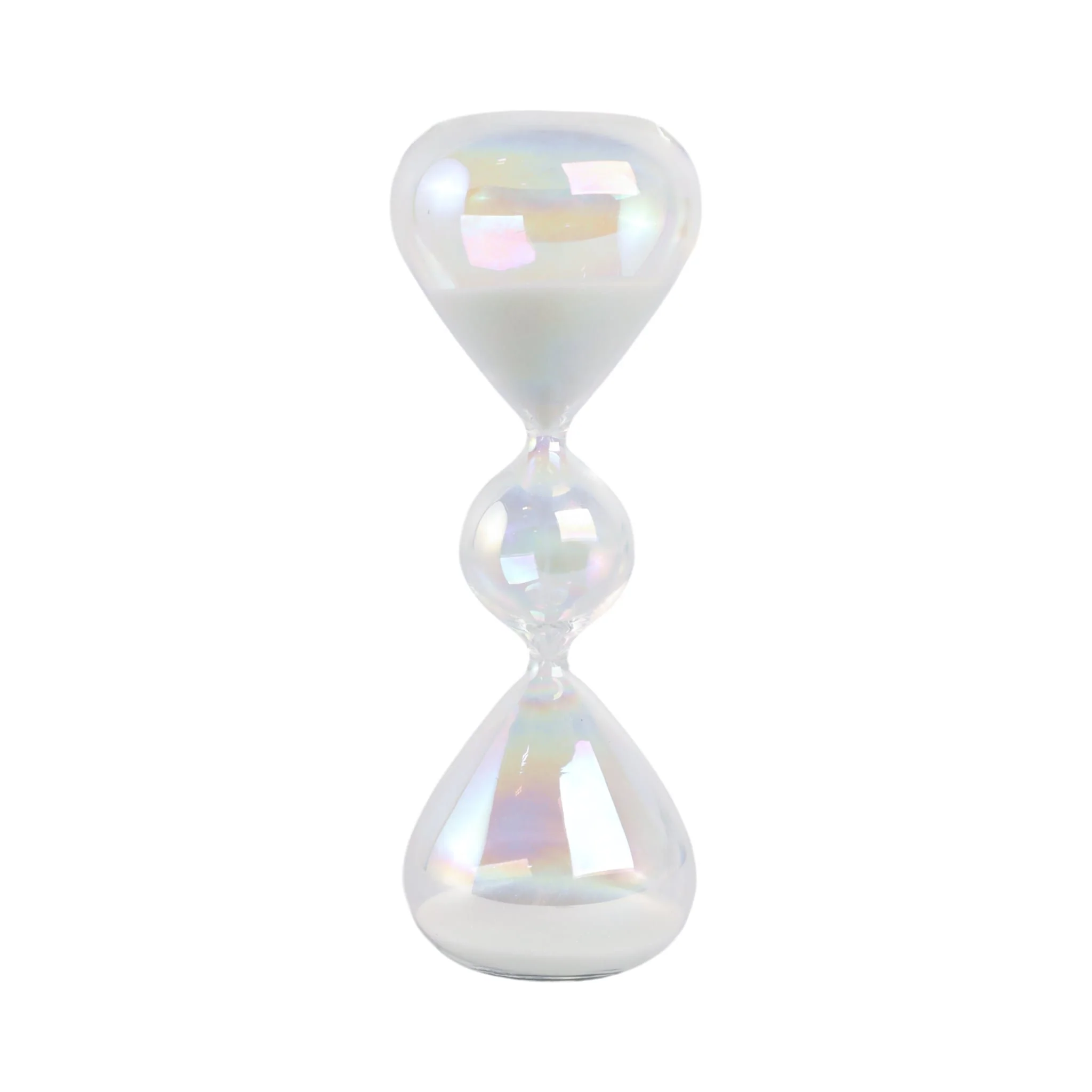 8x3" Glass 10min Bubble Sandtimer, Iridescent - Image 4