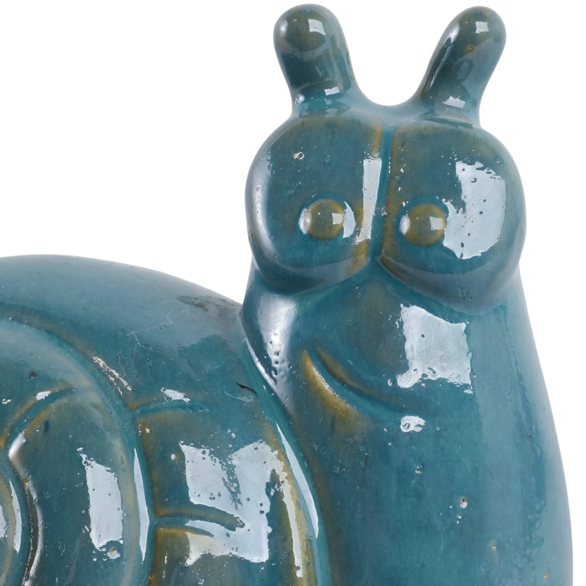 8x8" Garden Snail Reactive Finish, Jade - Image 5
