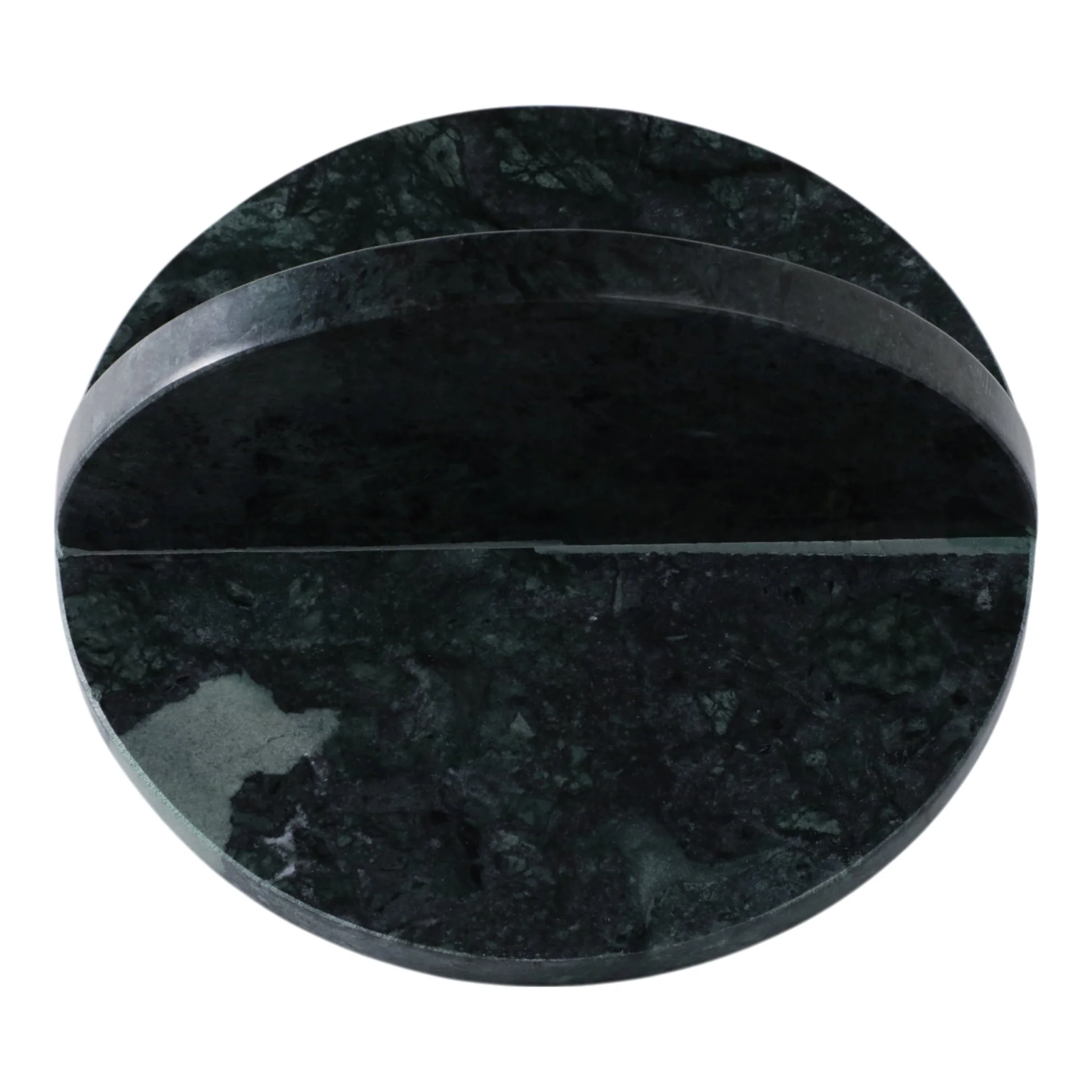 8x8" Marble Geo Object, Green - Image 3