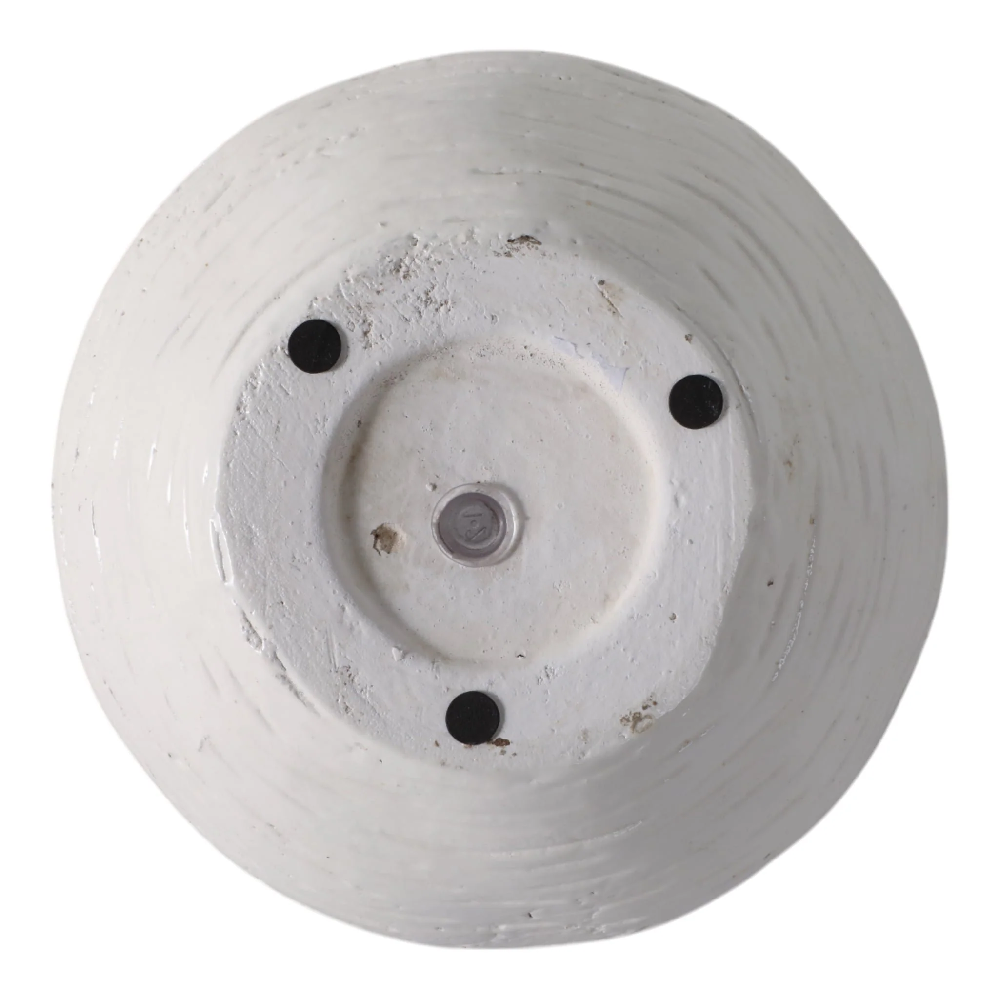 8x8" Tapered Urn Planter, White/tan - Image 6