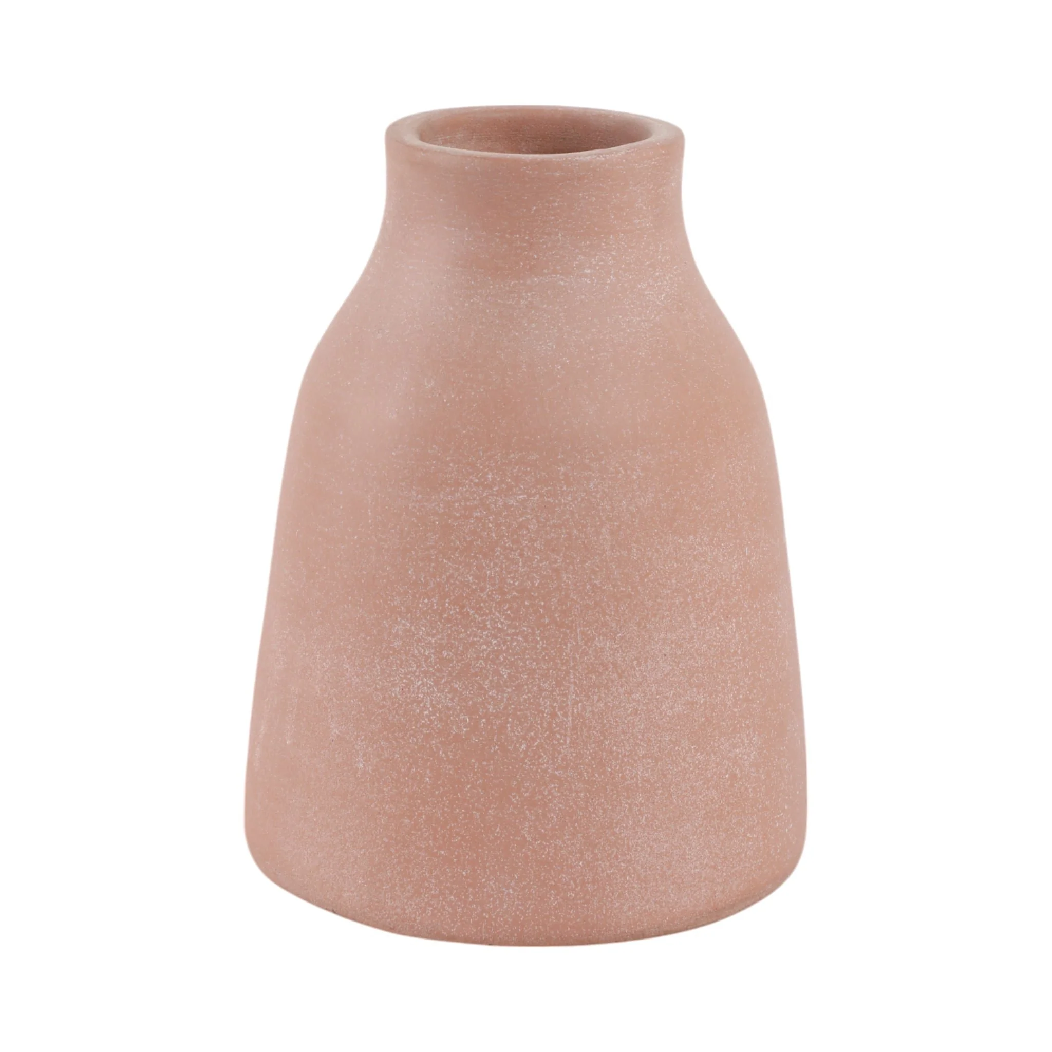 8x8" Terracotta Vase With Handle, Light Natural - Image 4