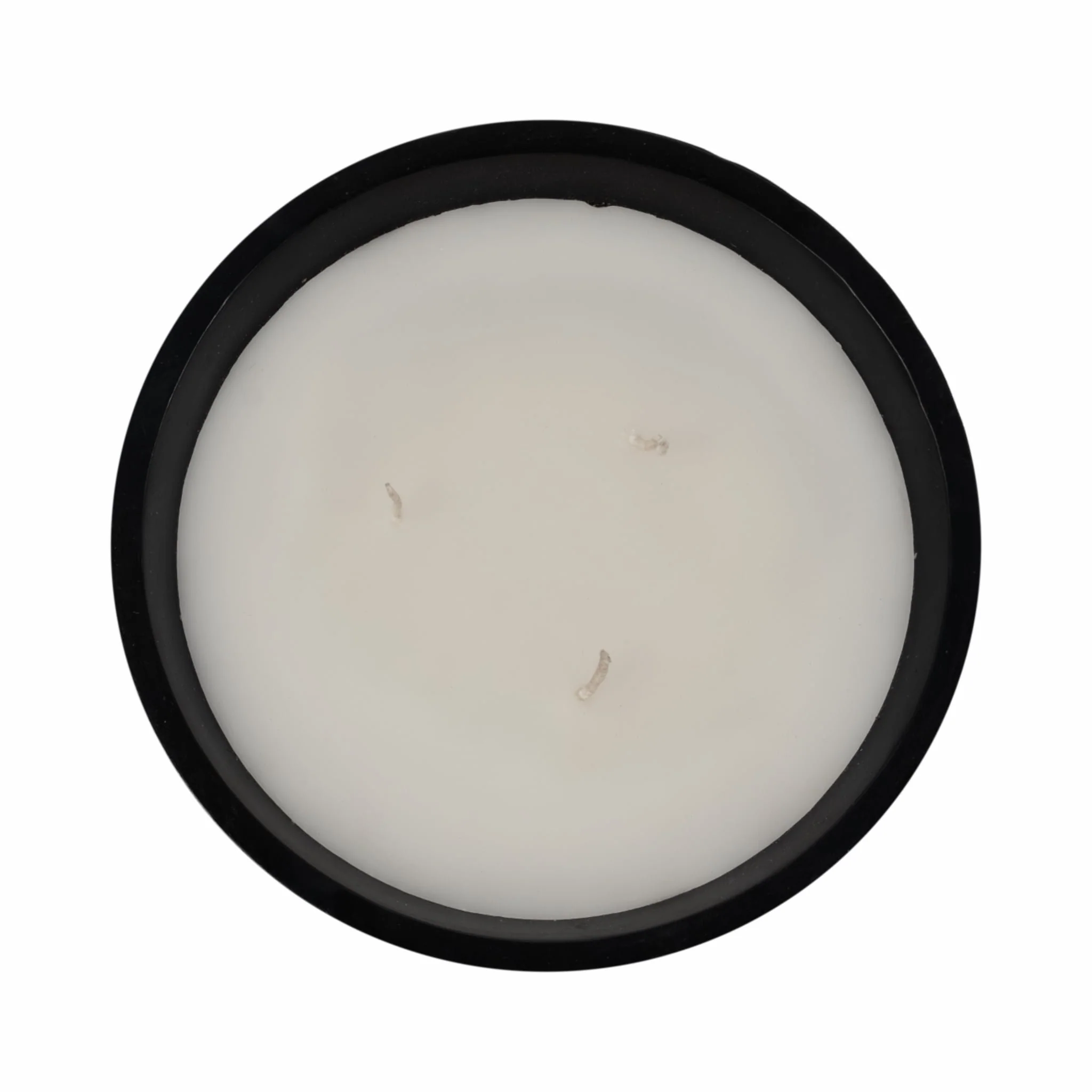 9" 17oz Footed Bowl/scented Wax, Black - Image 6