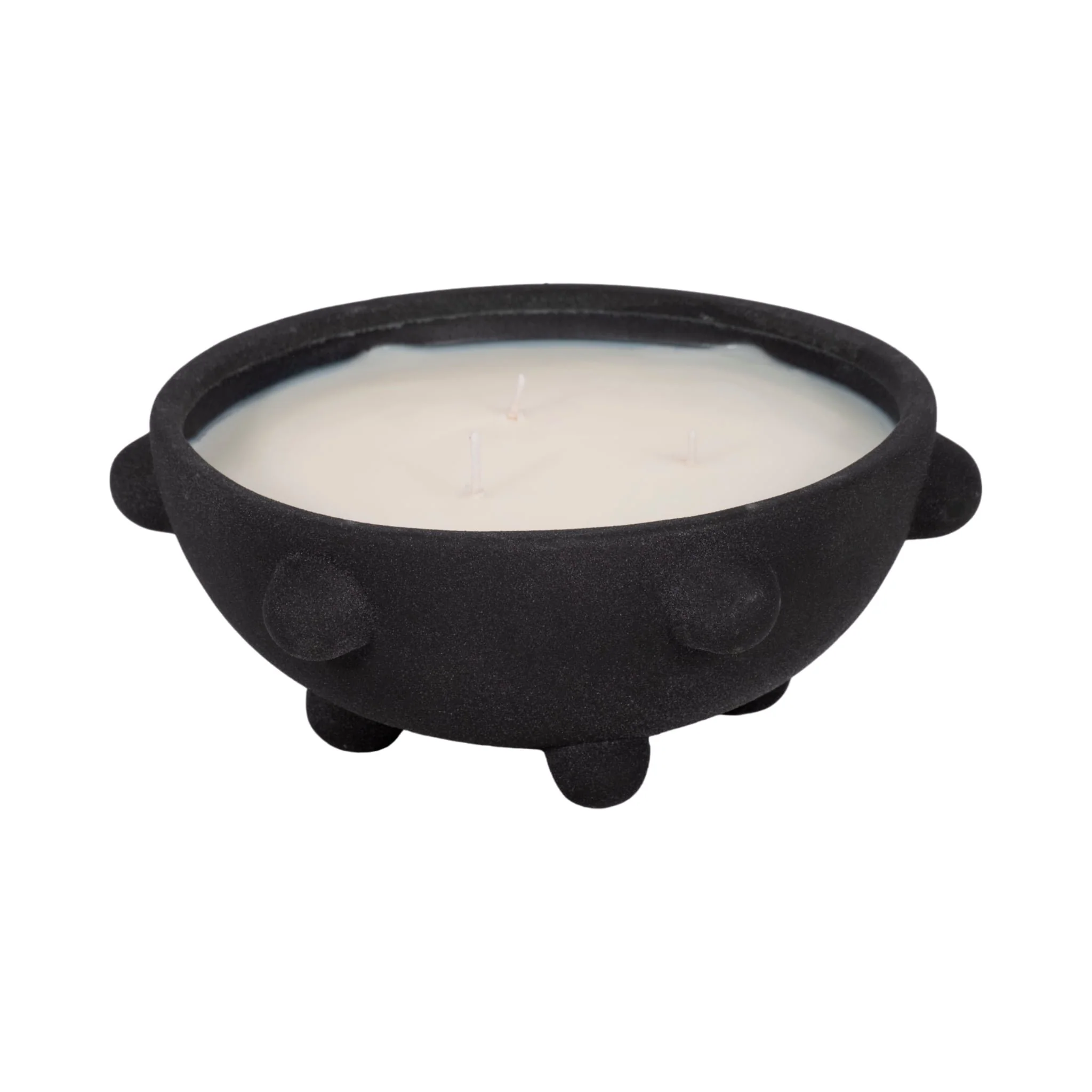 9" 22 Oz Black Amber Sea Salt Bubble Bowl Candle, - Image 2