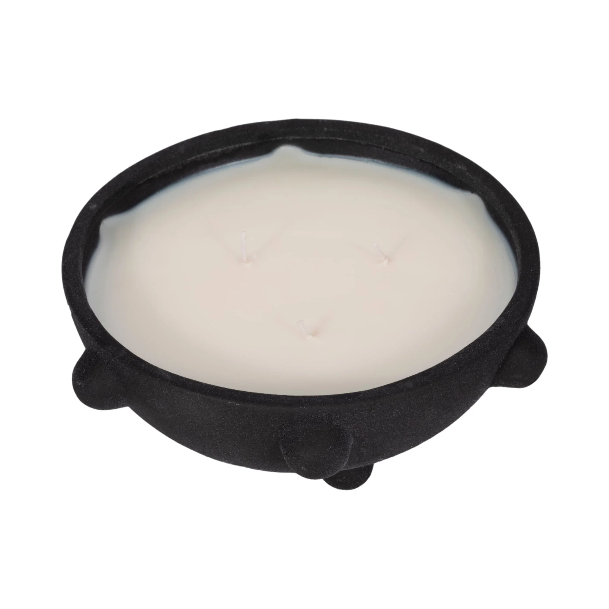 9" 22 Oz Black Amber Sea Salt Bubble Bowl Candle, - Image 4