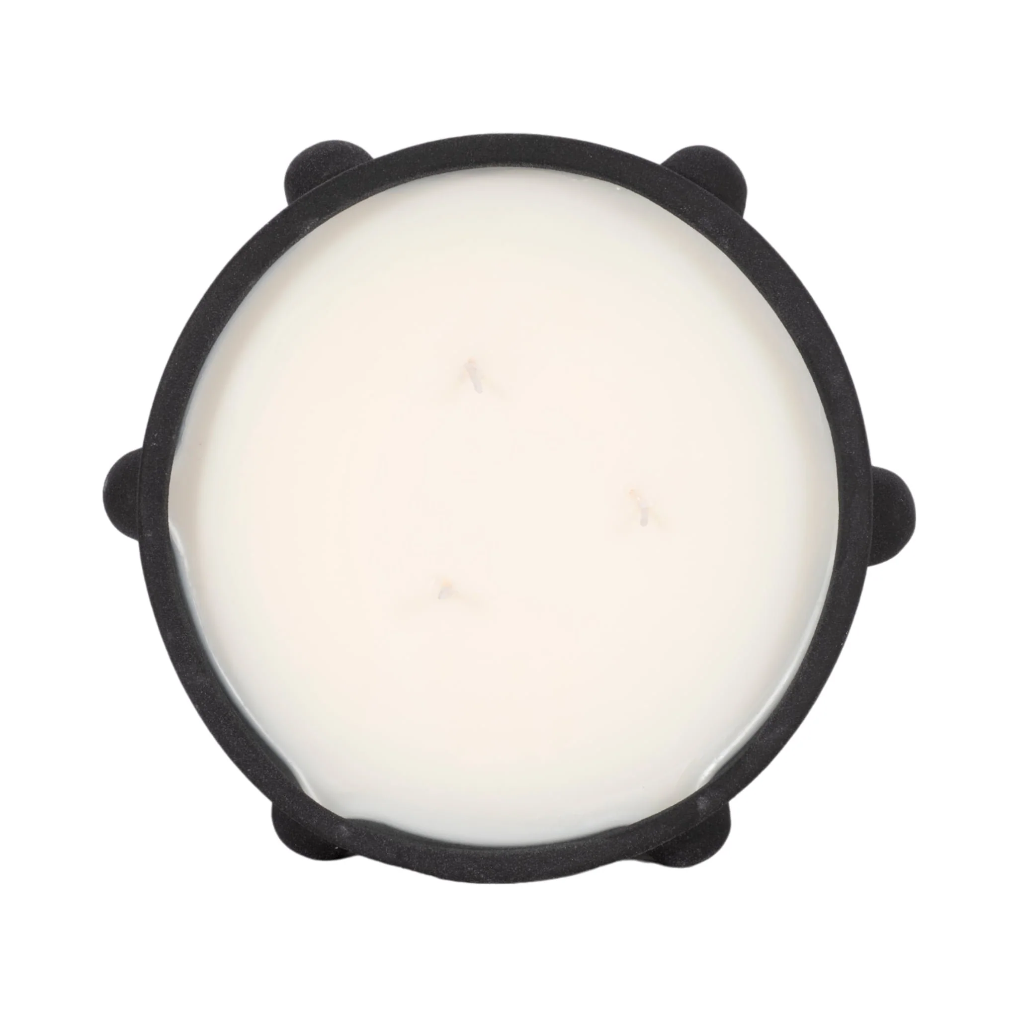 9" 22 Oz Black Amber Sea Salt Bubble Bowl Candle, - Image 6